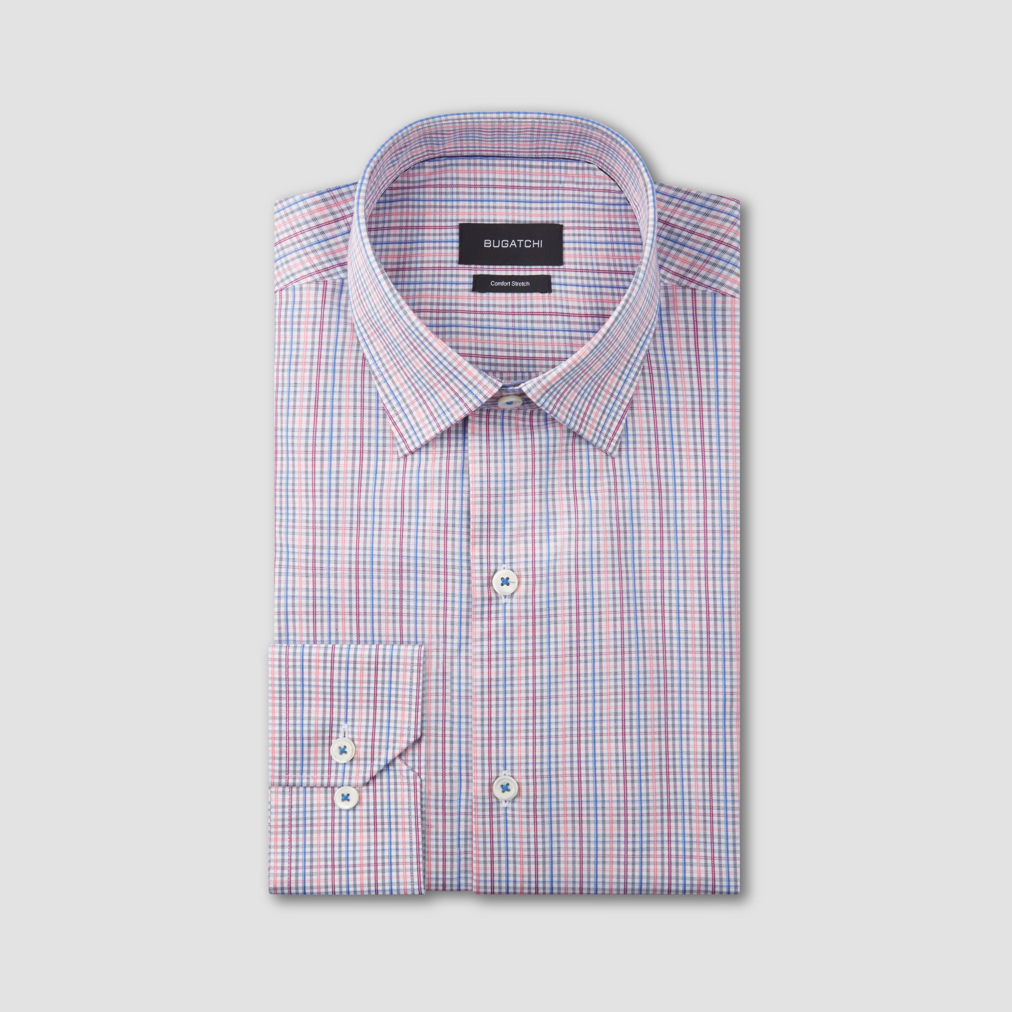 ARTHUR Multi Check Dress Shirt – BUGATCHI