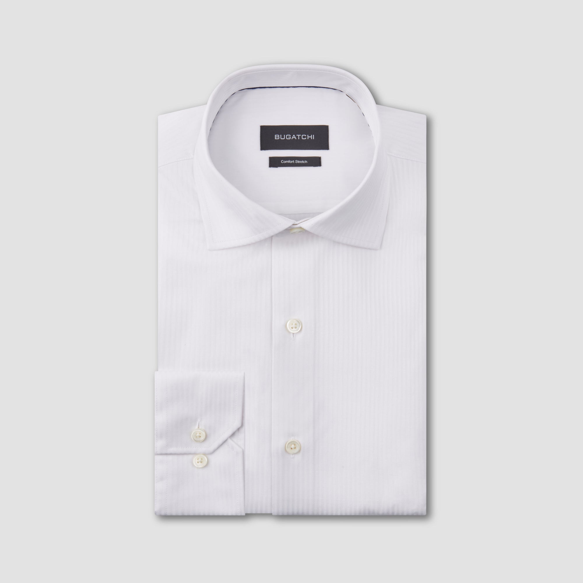 Ethan Candy Stripe Tonal Jacquard Dress Shirt
