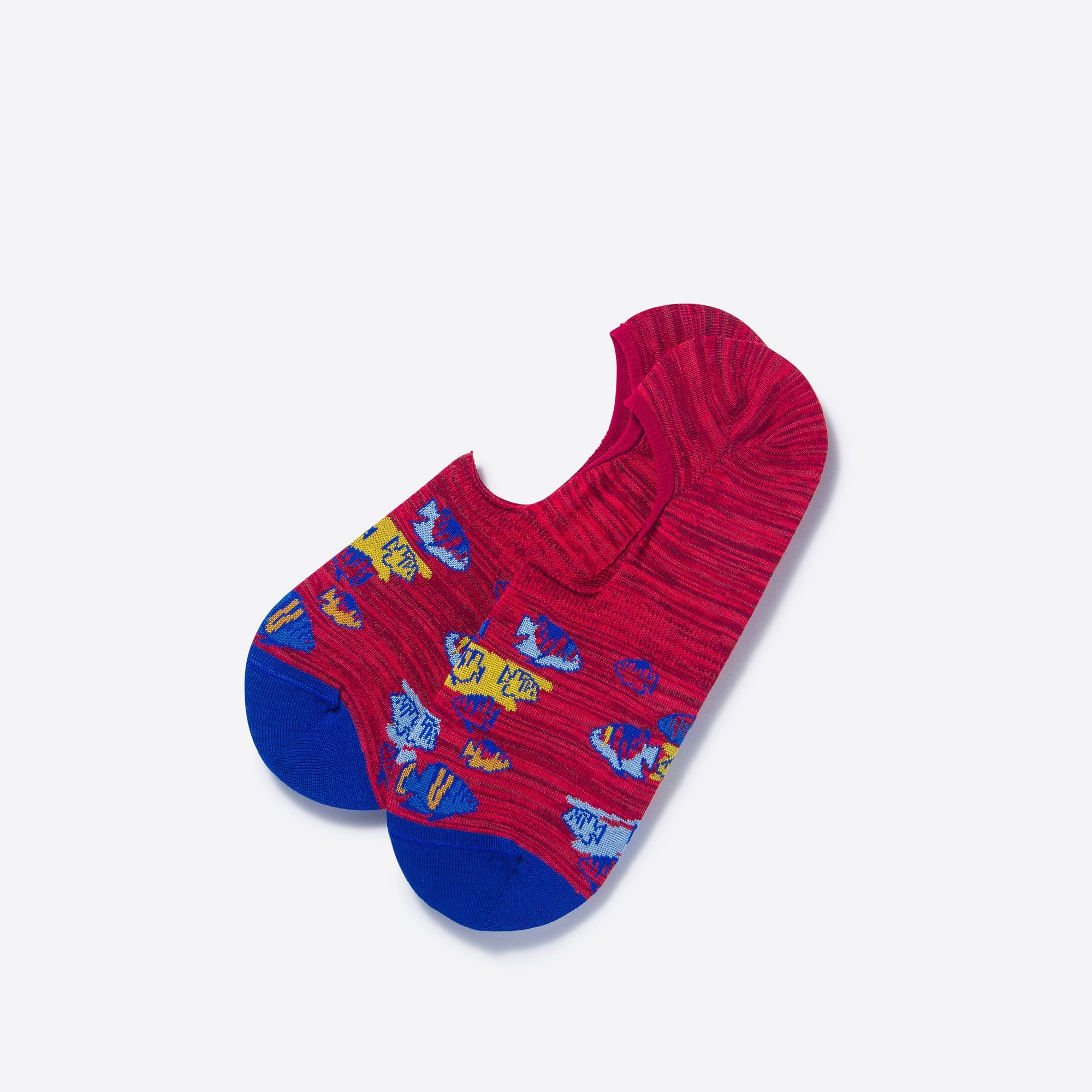 Tropical Fish No-Show Loafer Liner Socks