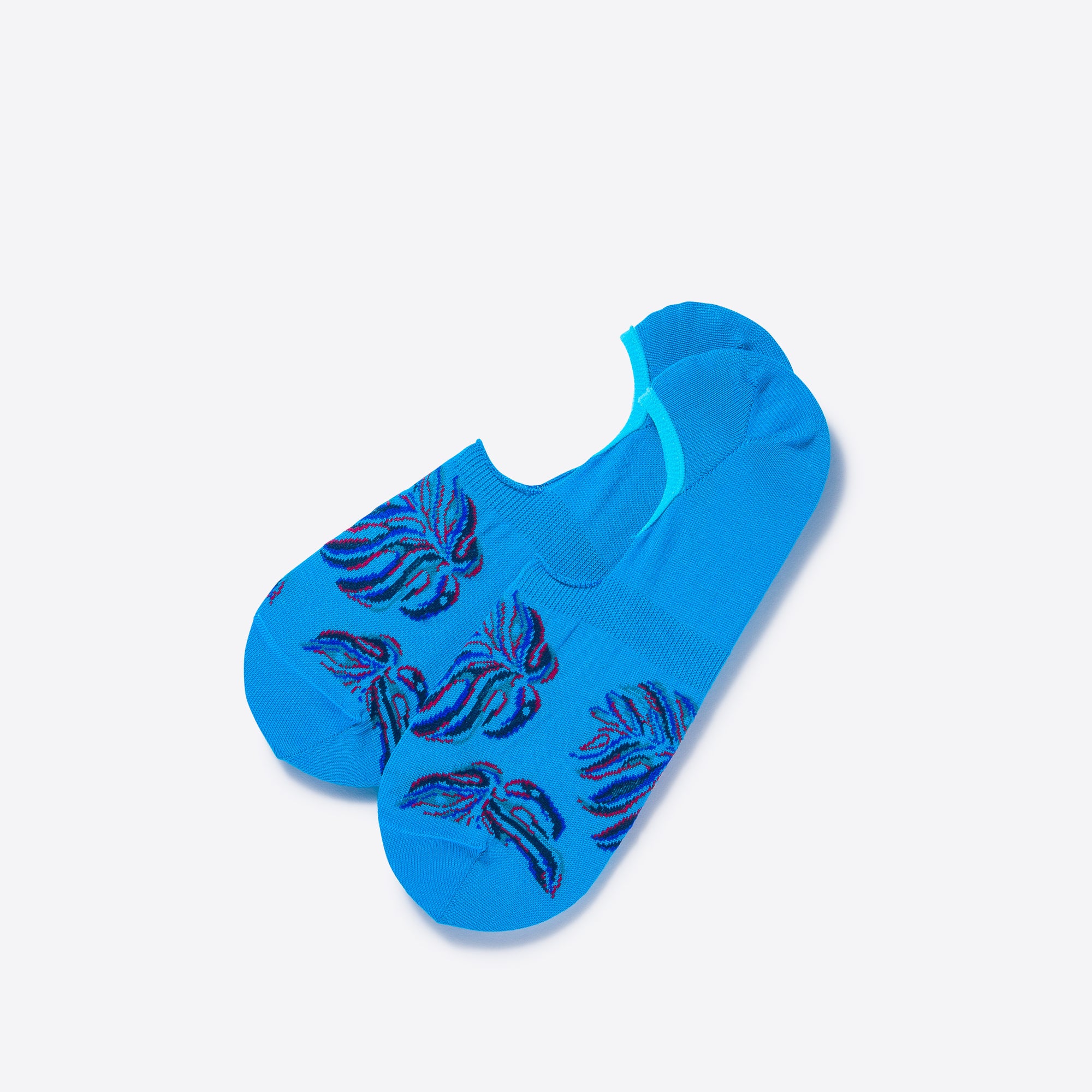 Palm Leaves No-Show Loafer Liner Socks