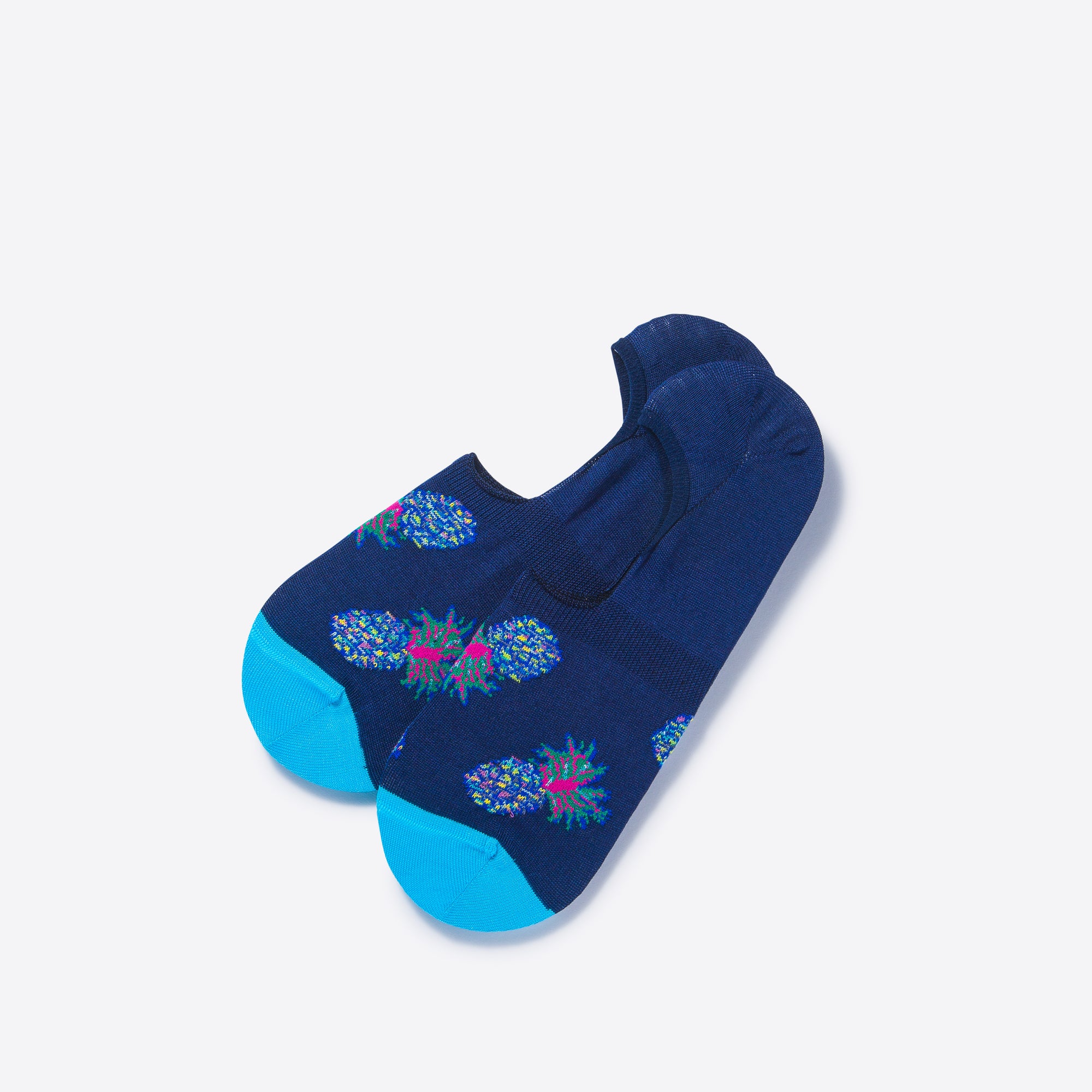 Pineapples No-Show Loafer Liner Socks