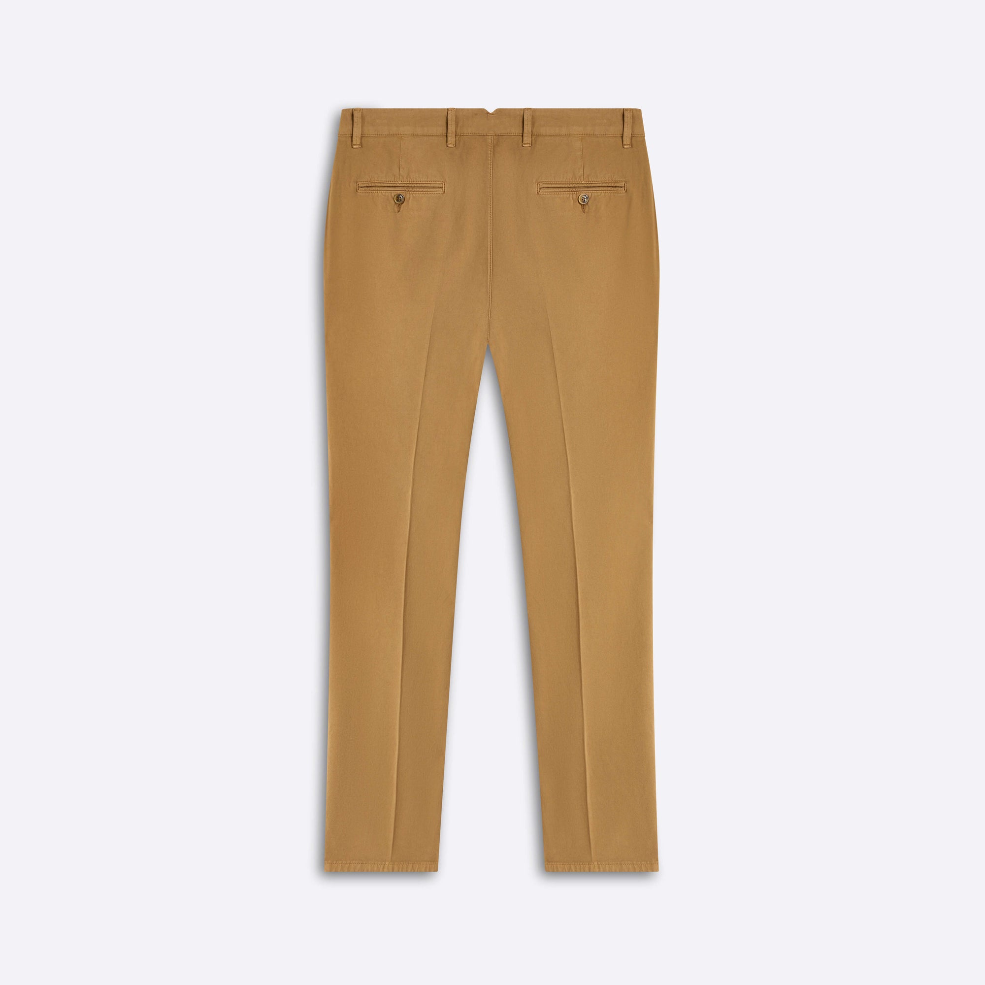 Solid Flat Front Chino Pants