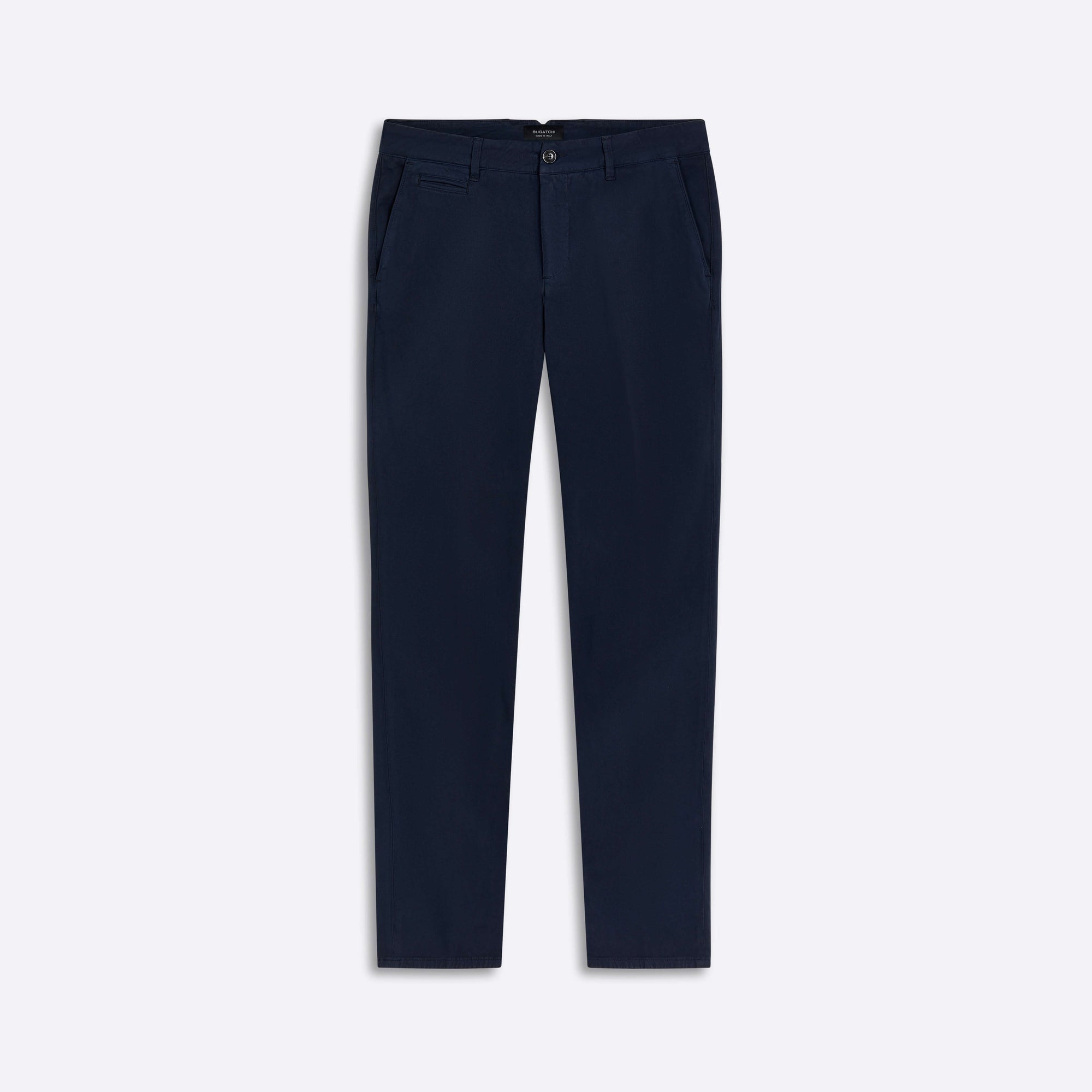 Solid Flat Front Chino Pants