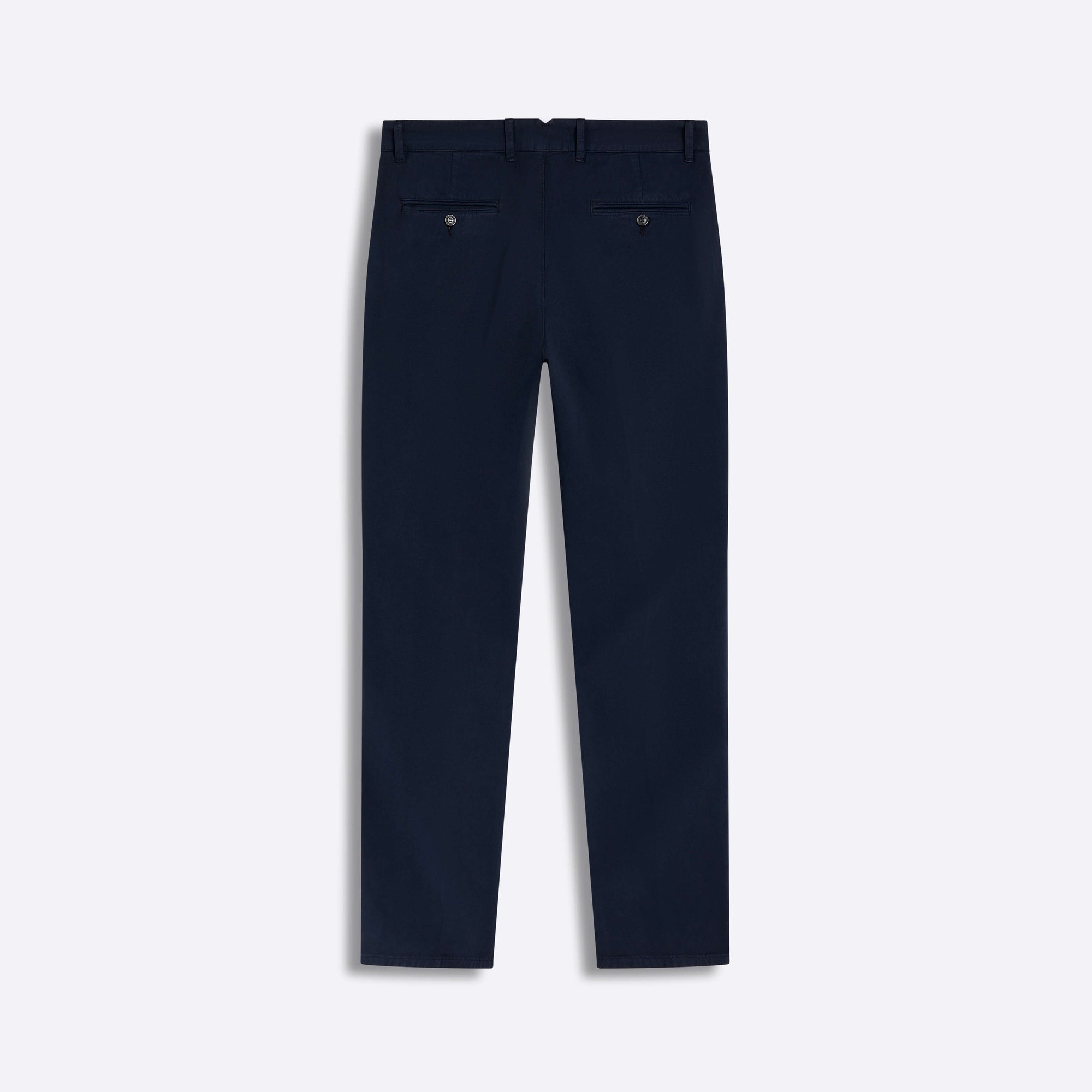 Solid Flat Front Chino Pants