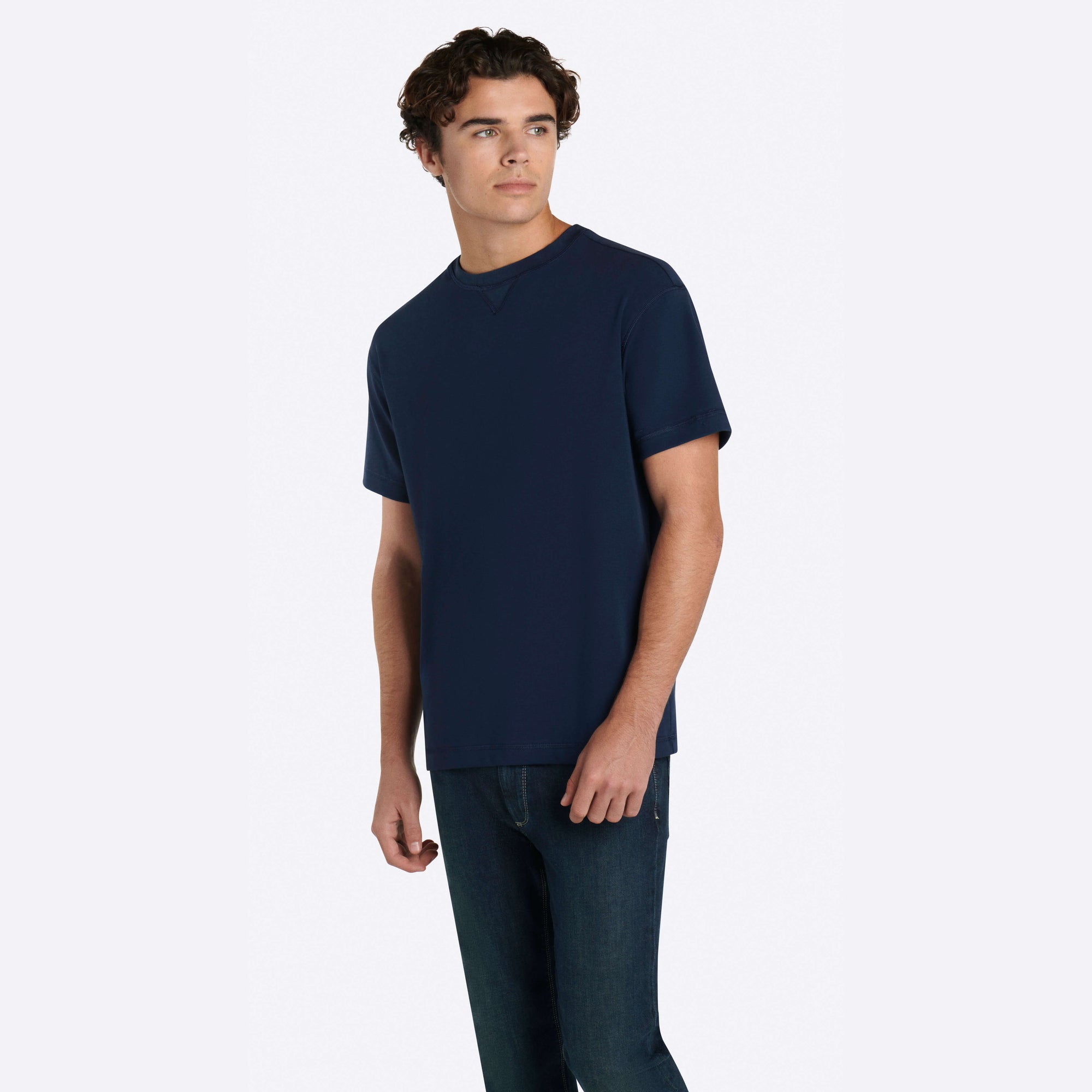 Comfort Solid Crew Neck T-Shirt