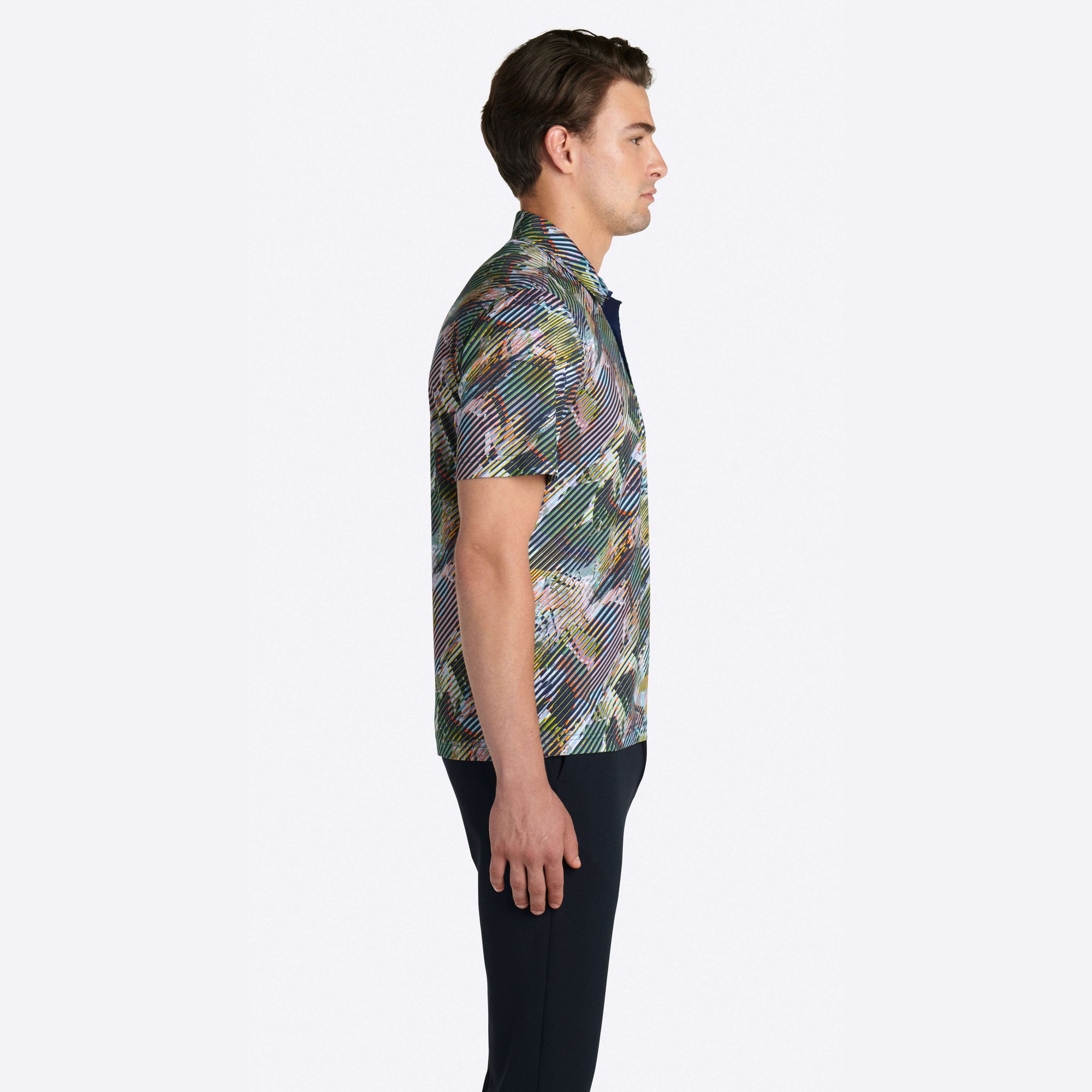 Abstract Print Polo