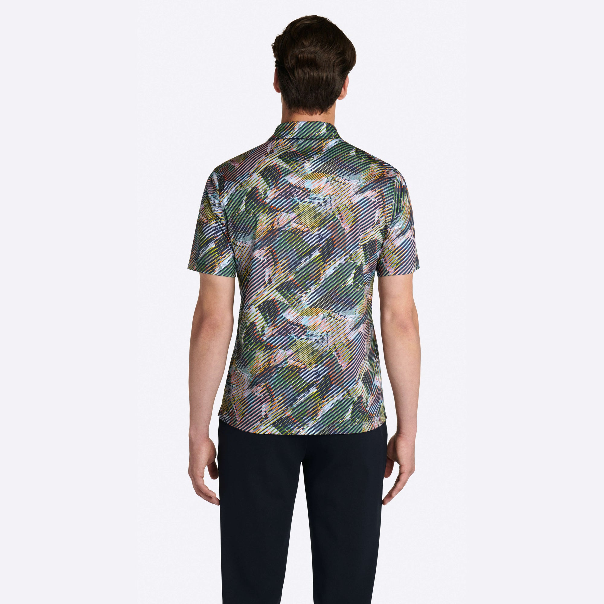 Abstract Print Polo