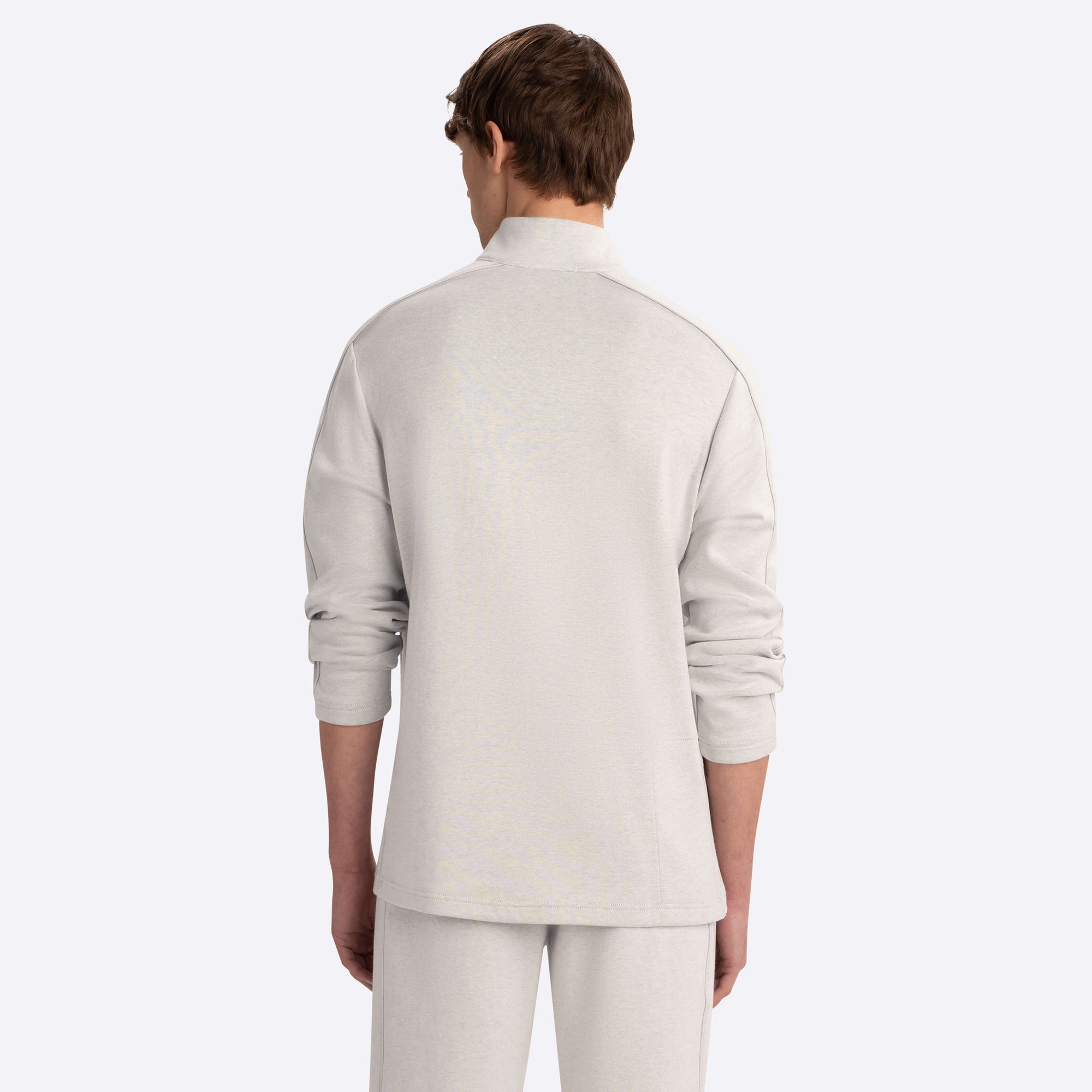 Quarter Zip Mock Neck Sweatshirt