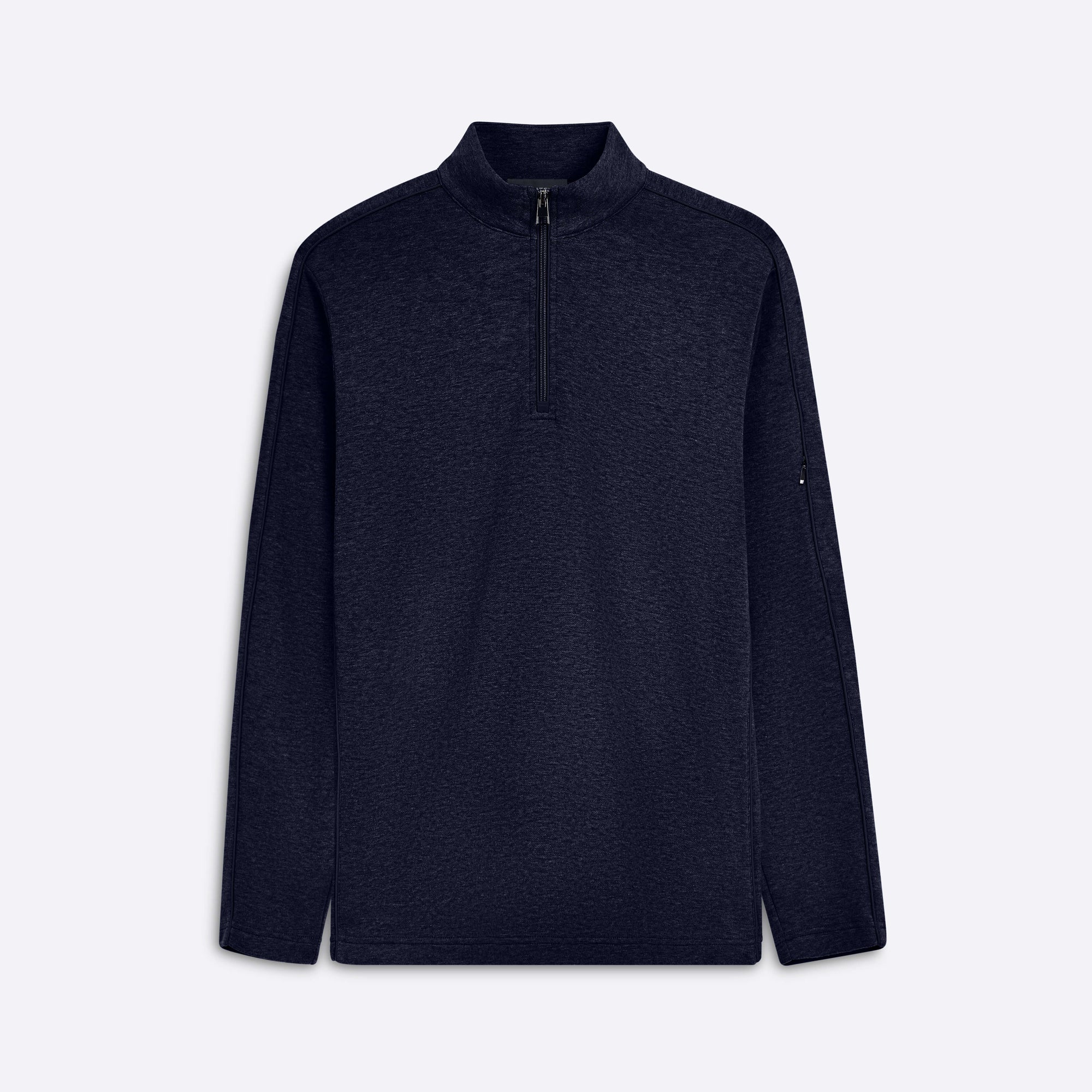Quarter Zip Mock Neck Sweatshirt