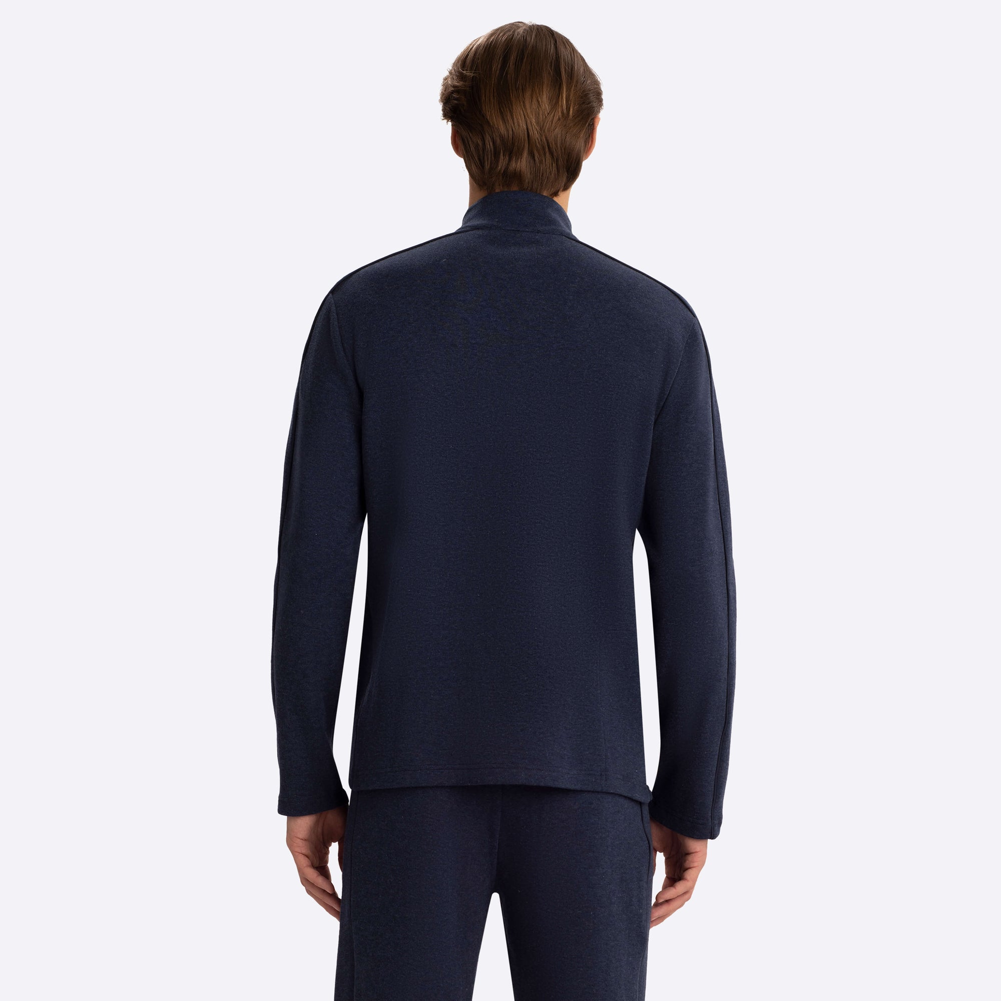 Quarter Zip Mock Neck Sweatshirt