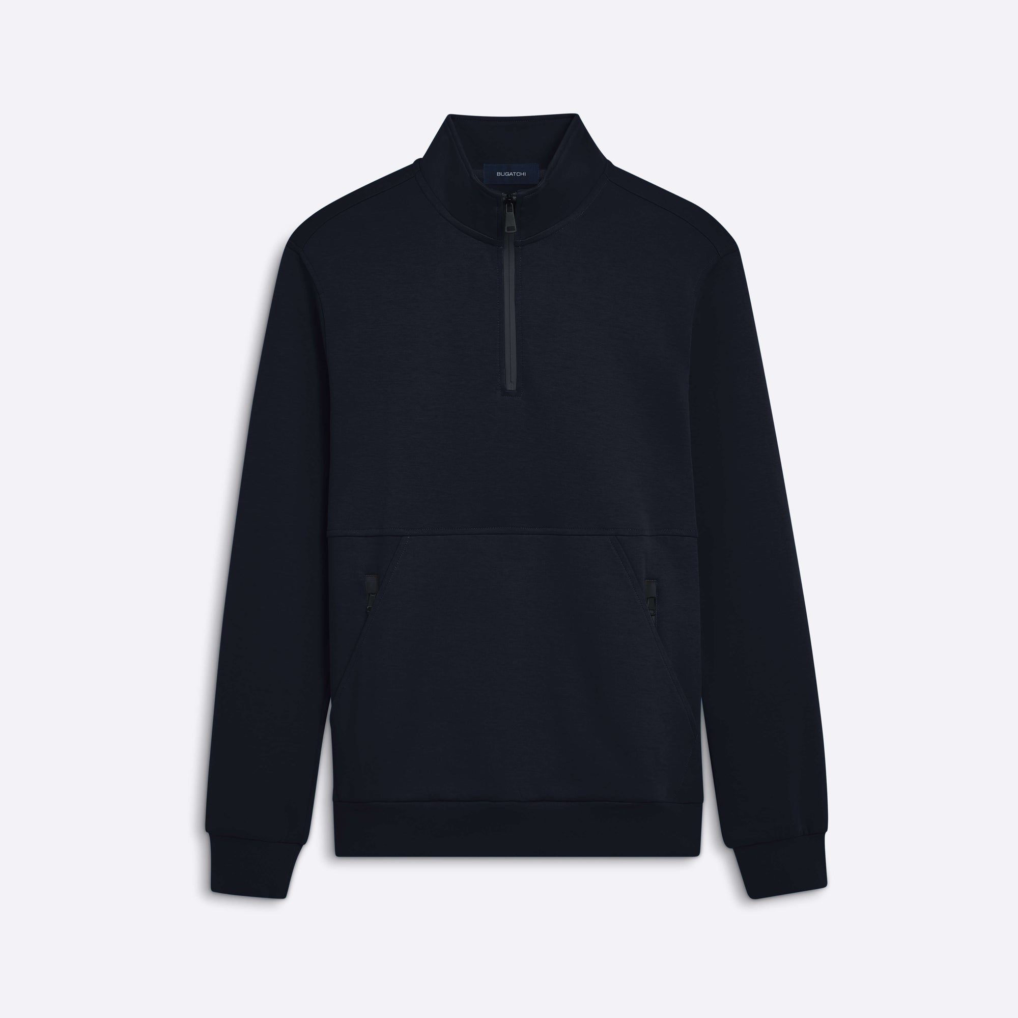 Quarter Zip Mock Neck Sweatshirt