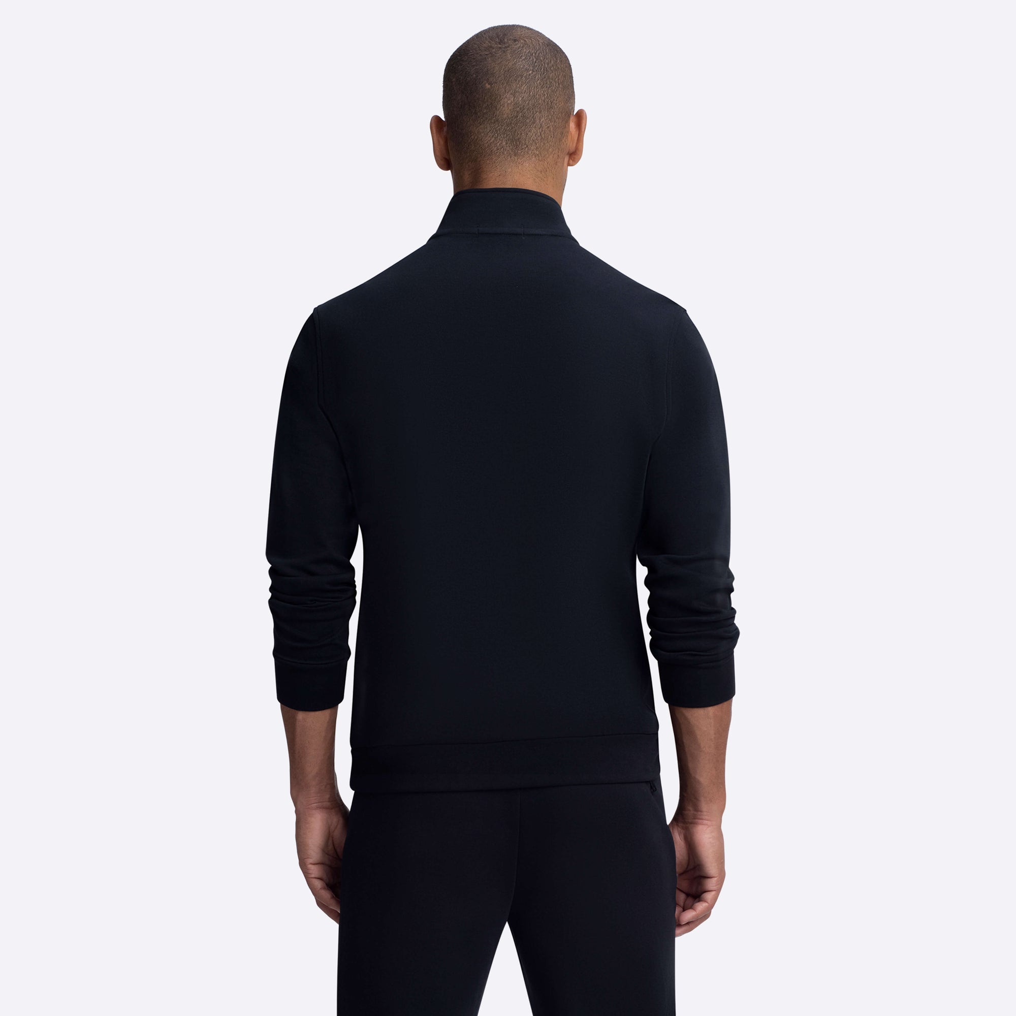Quarter Zip Mock Neck Sweatshirt