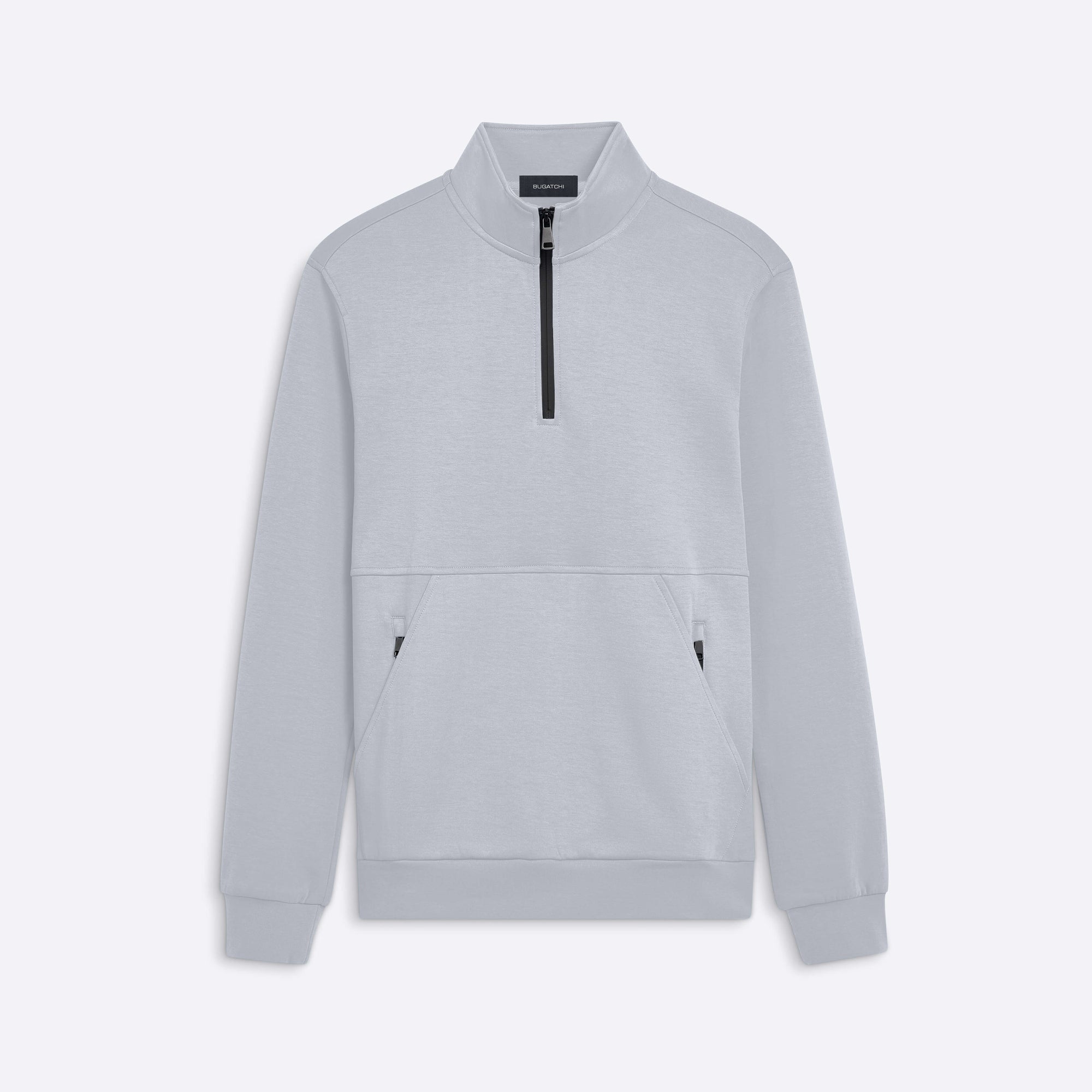 Quarter Zip Mock Neck Sweatshirt