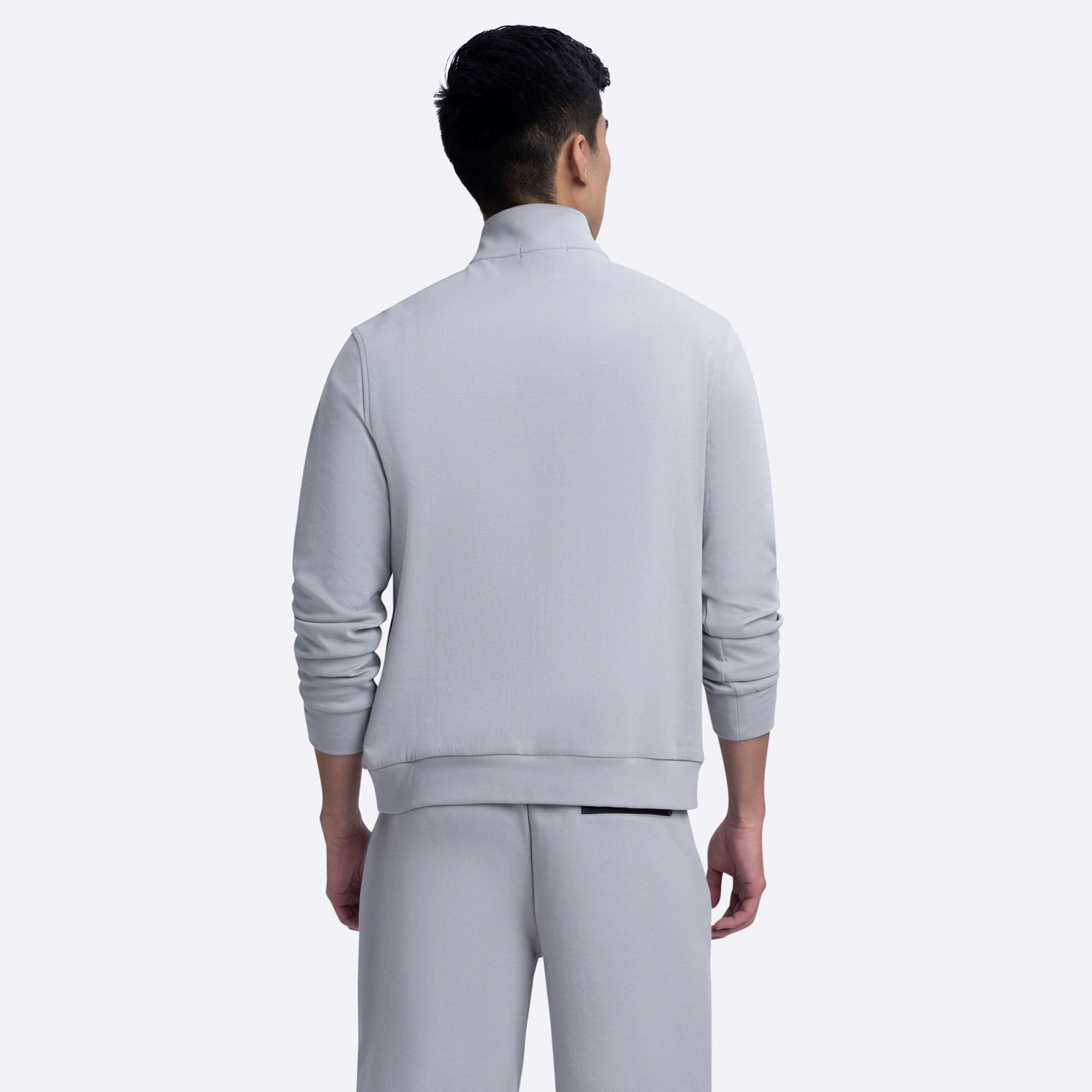 Quarter Zip Mock Neck Sweatshirt