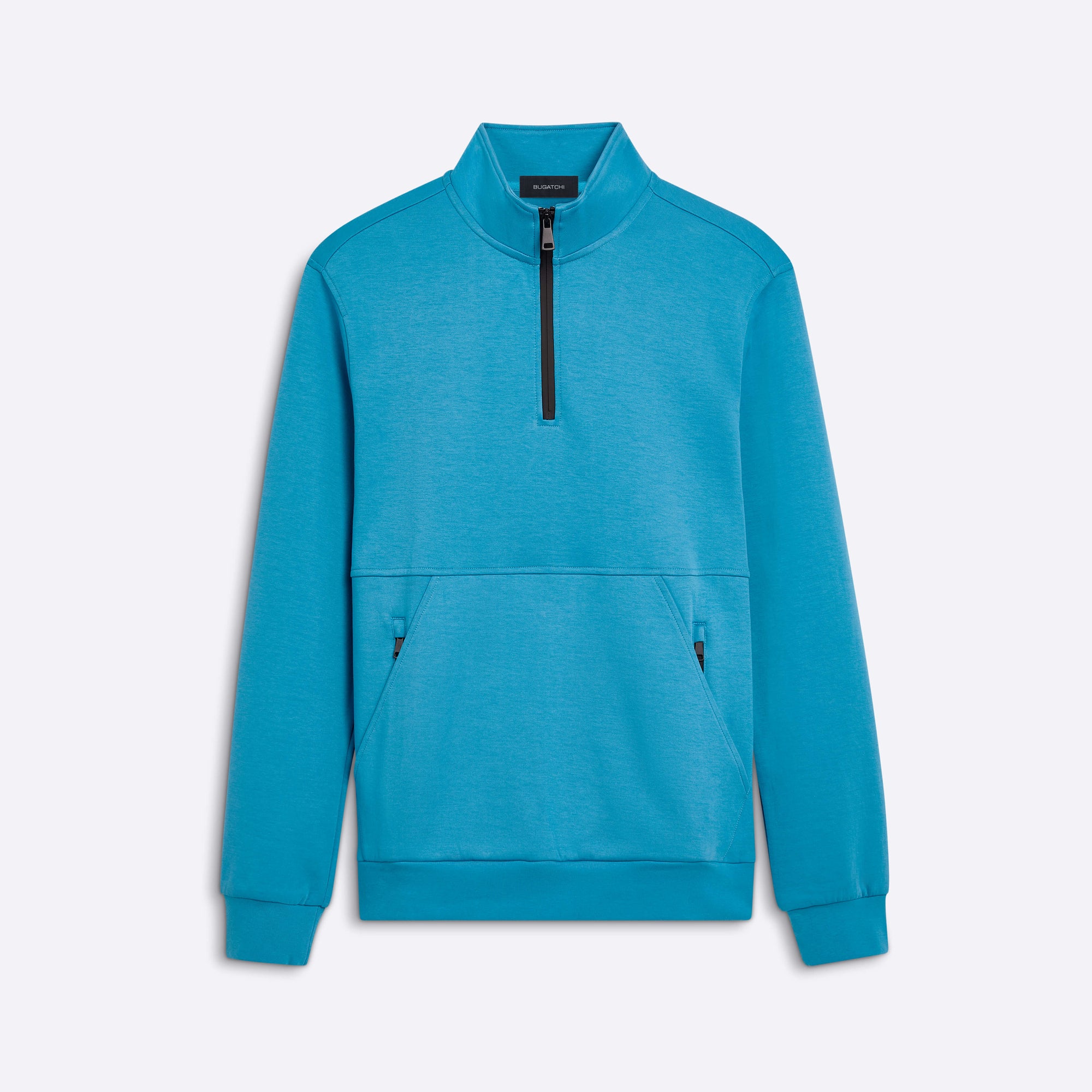Quarter Zip Mock Neck Sweatshirt