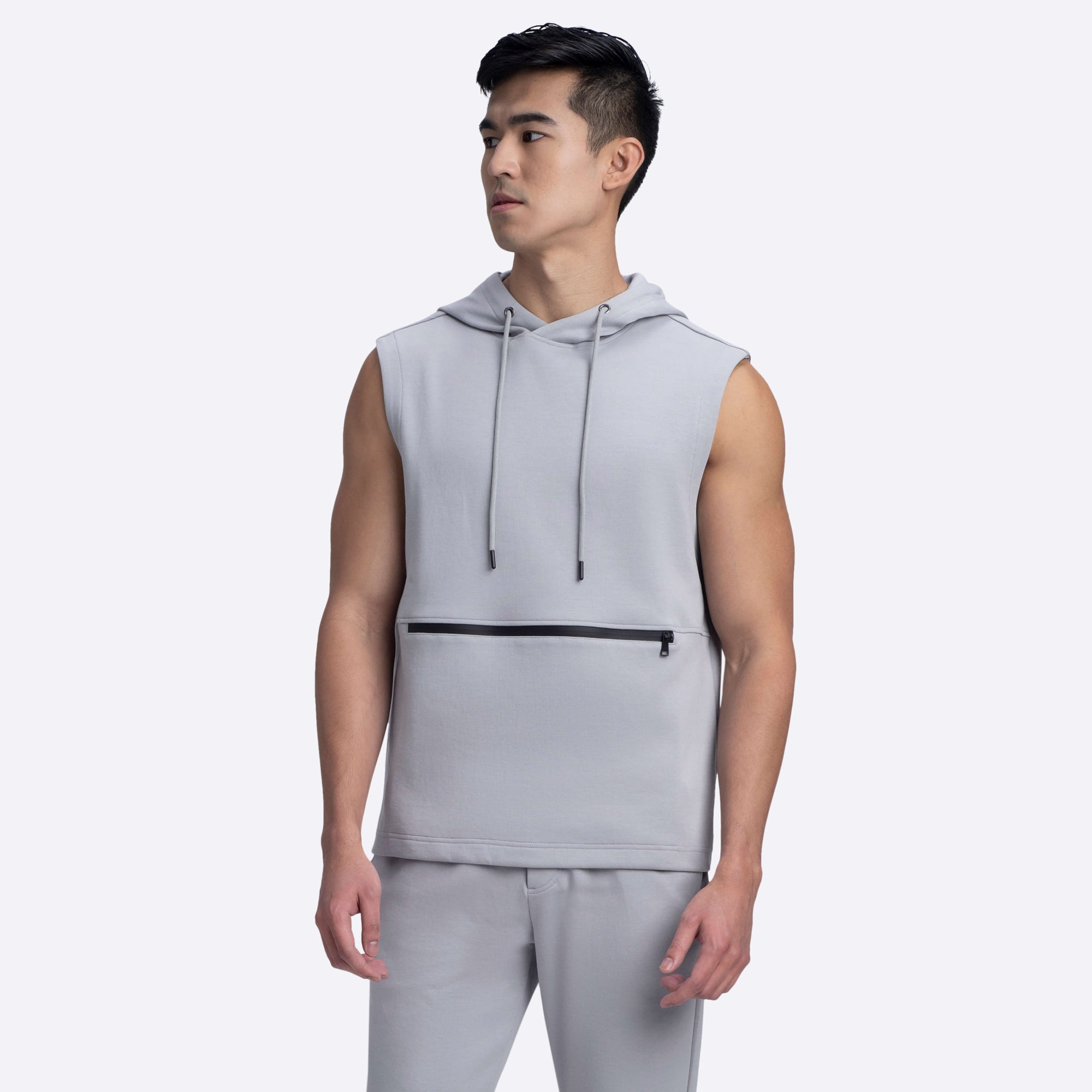 Sweatshirt Hooded Vest