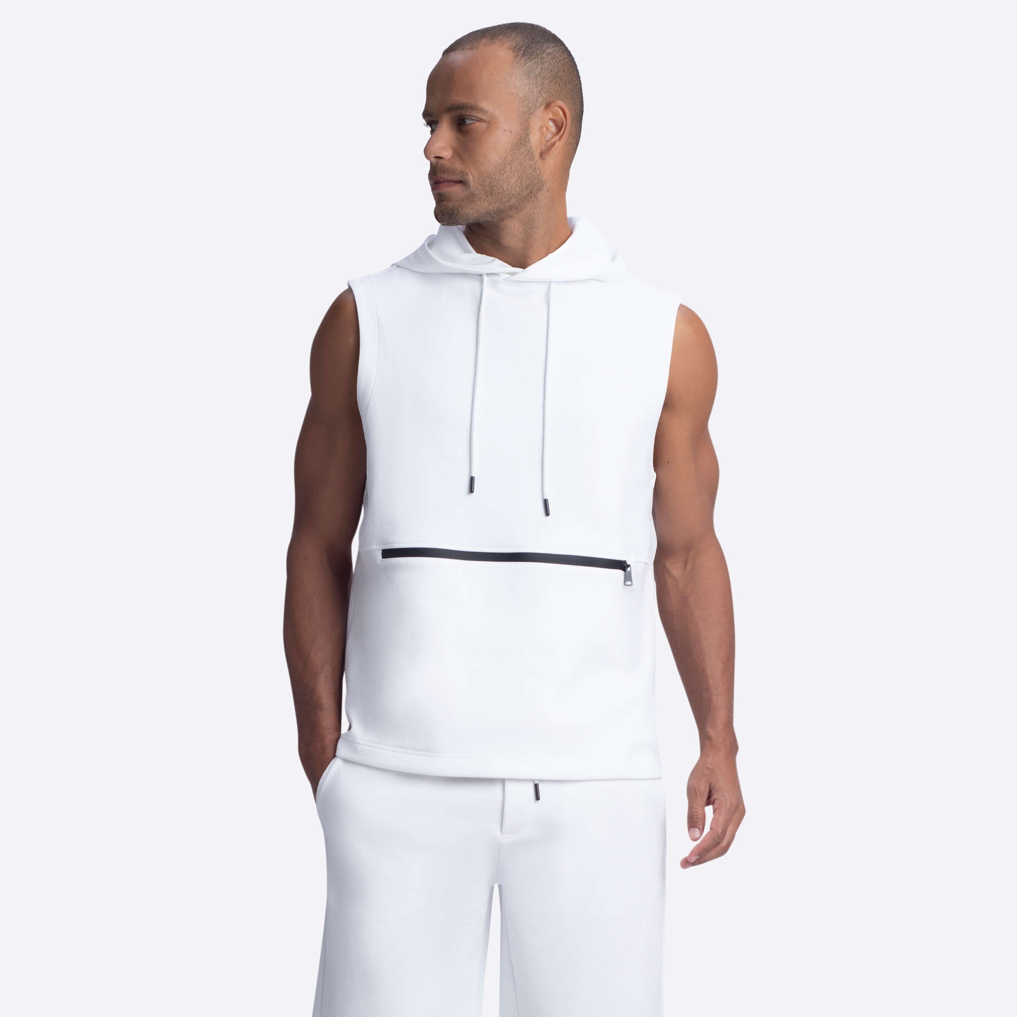 Sweatshirt Hooded Vest