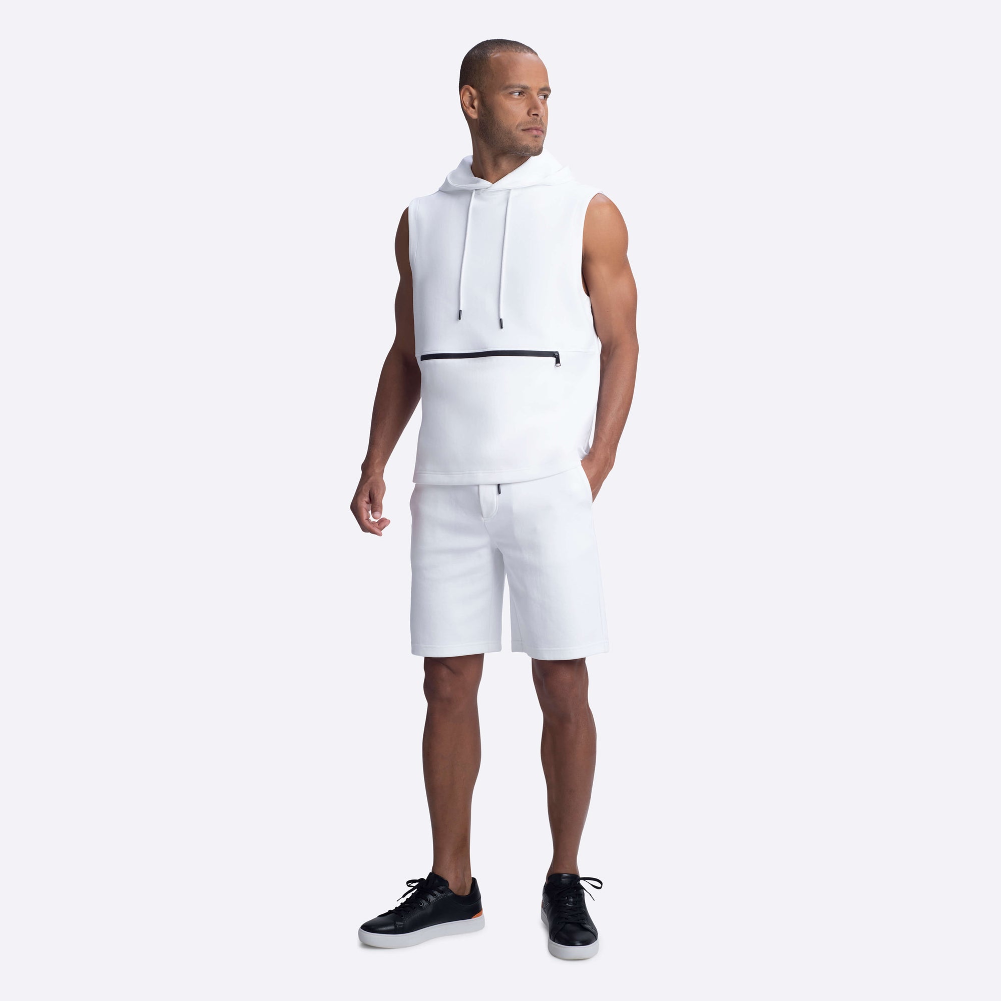 Sweatshirt Hooded Vest