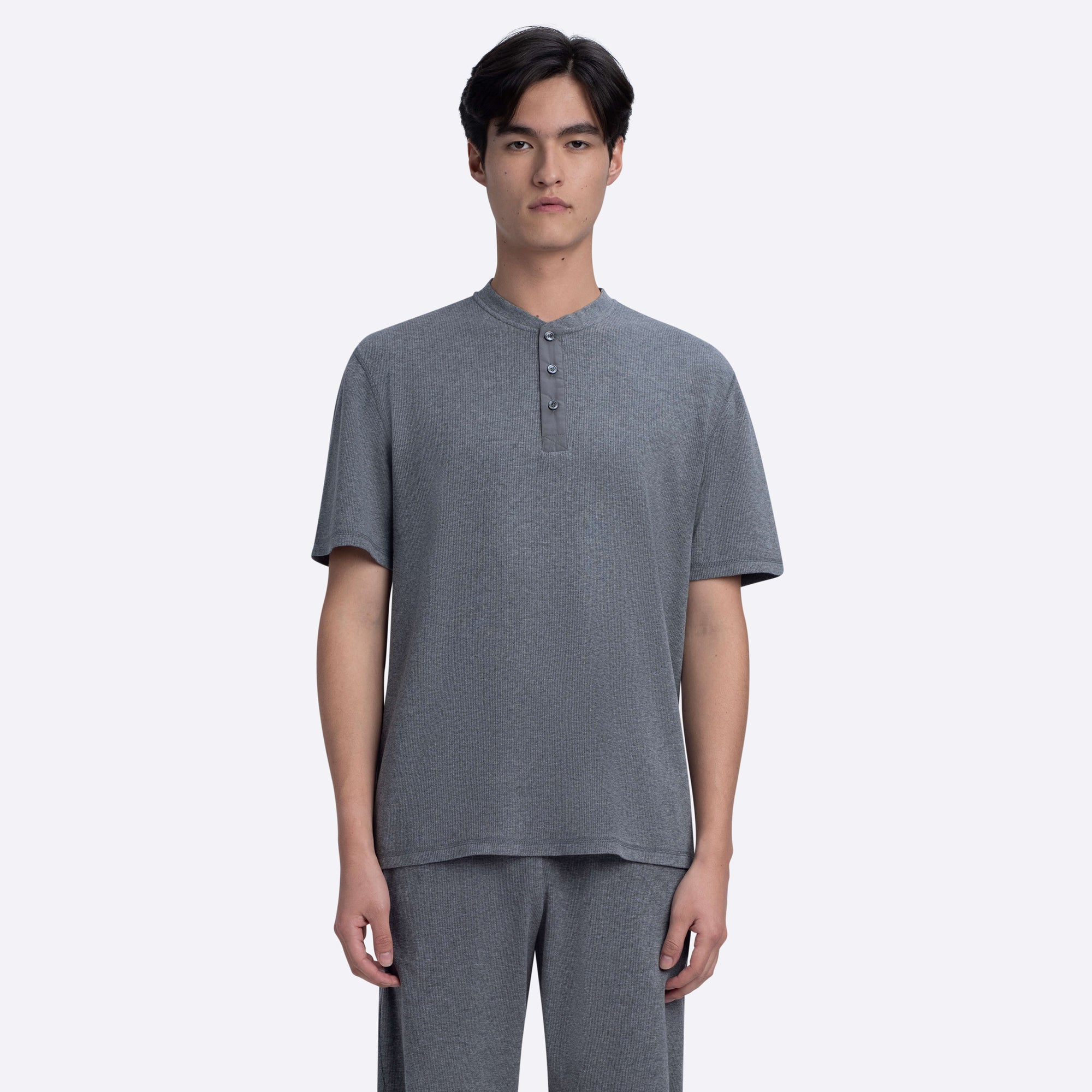 Short Sleeve Henley Shirt