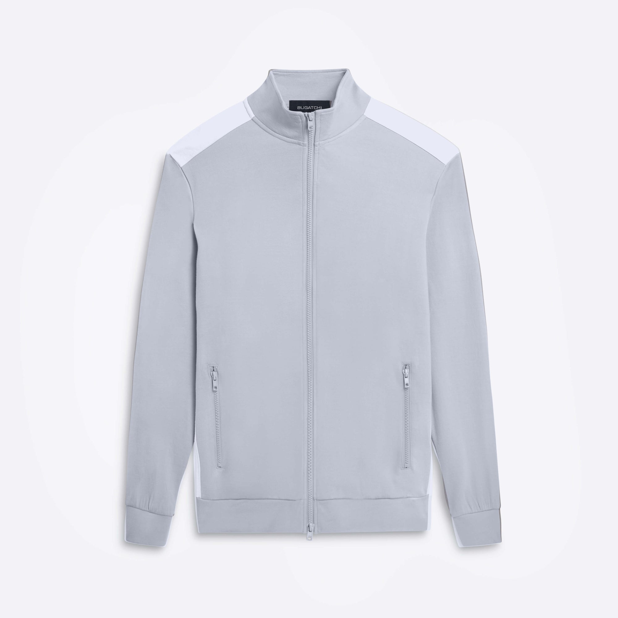 Full Zip Mock Neck Sweatshirt