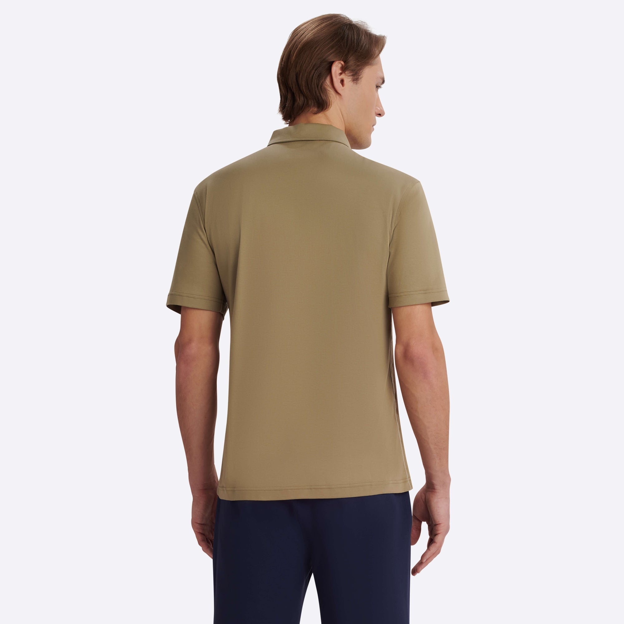 Short Sleeve Quarter Zip Polo