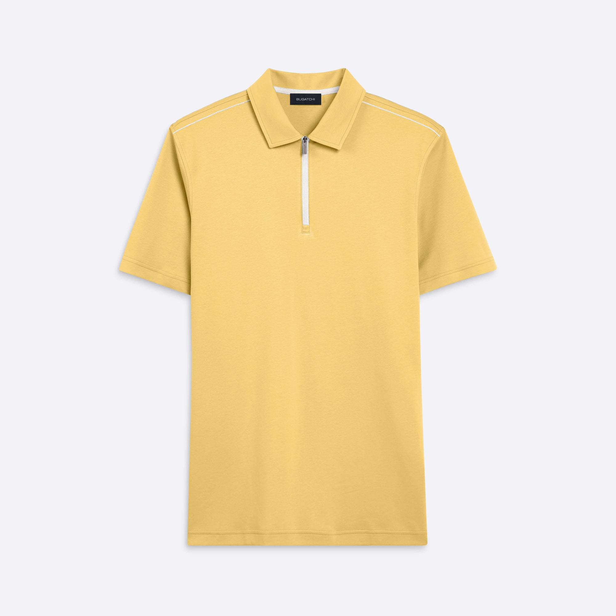 Short Sleeve Quarter Zip Polo