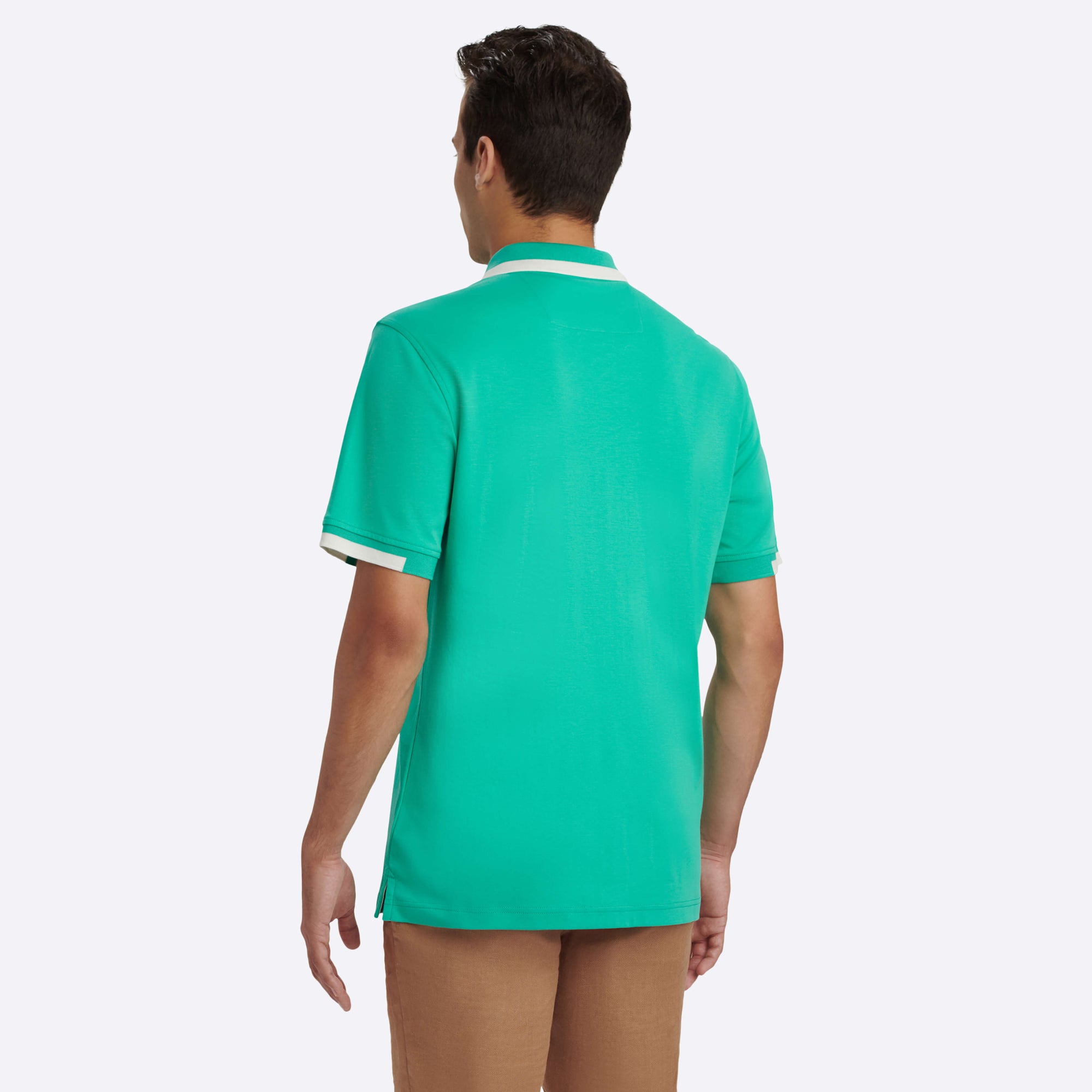 Short Sleeve Quarter Zip Polo