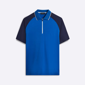 Short Sleeve Quarter Zip Polo