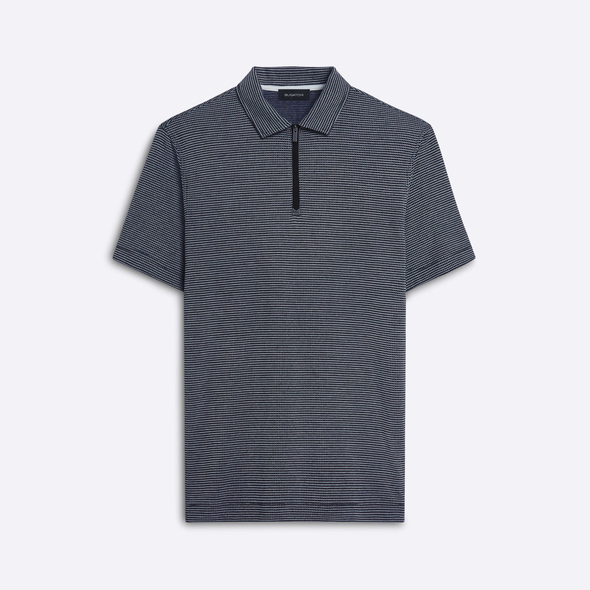 Short Sleeve Quarter Zip Polo