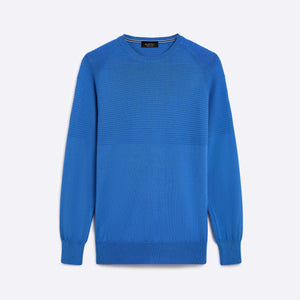 Solid & Stripe Combo Crew Neck Sweater
