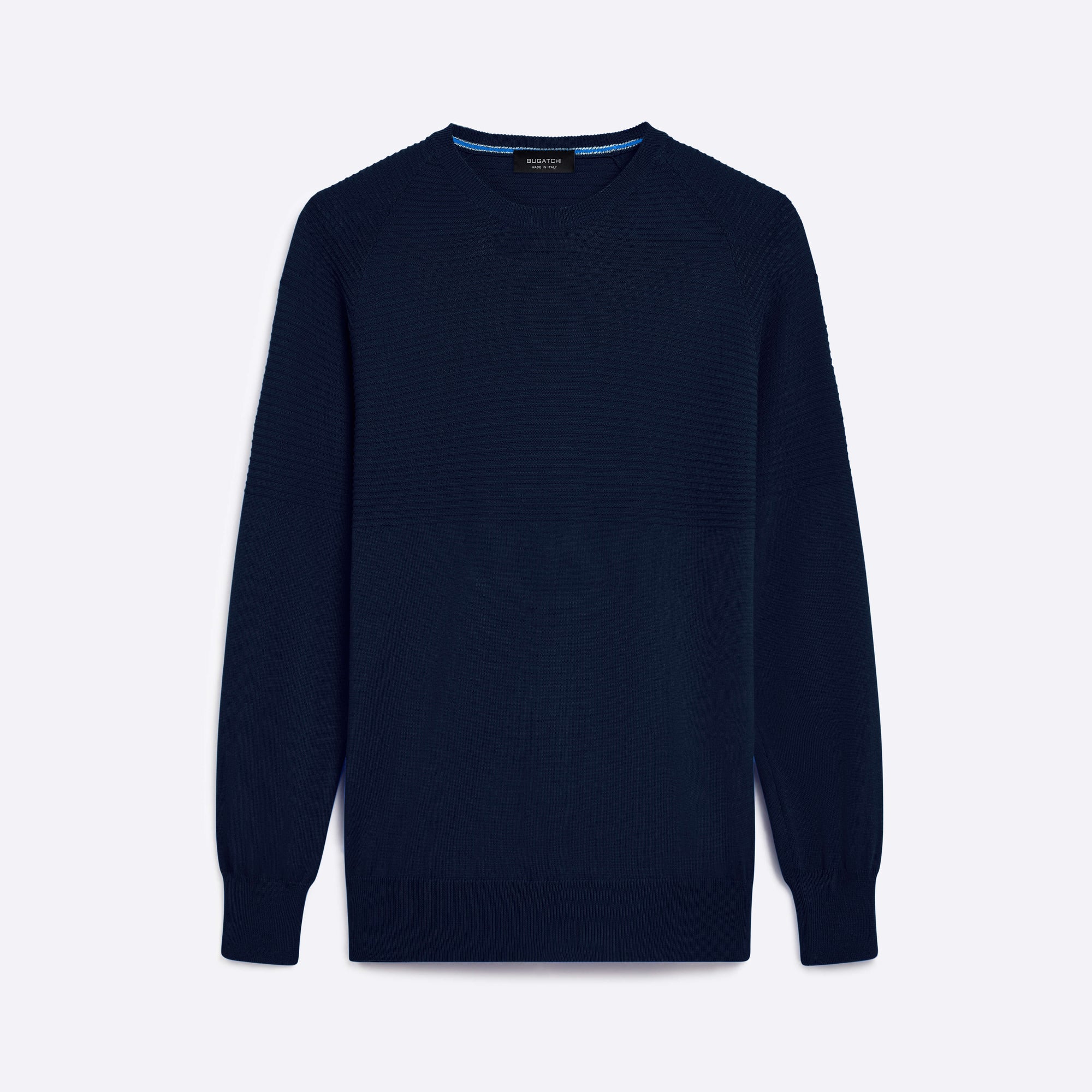 Solid & Stripe Combo Crew Neck Sweater