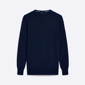 Solid & Stripe Combo Crew Neck Sweater