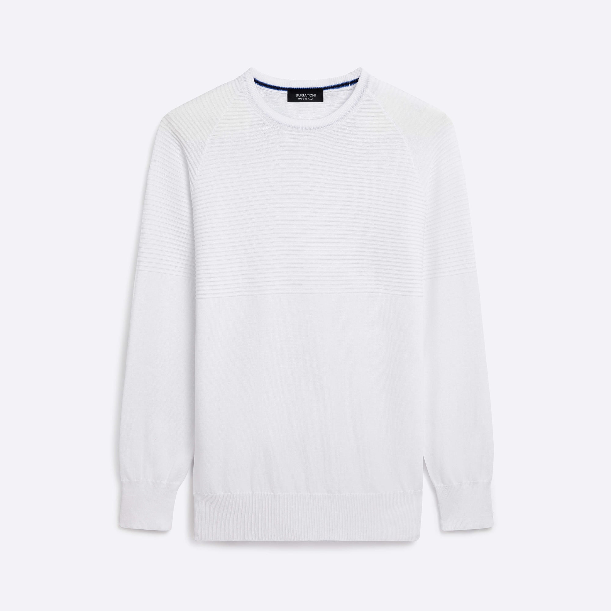 Solid & Stripe Combo Crew Neck Sweater