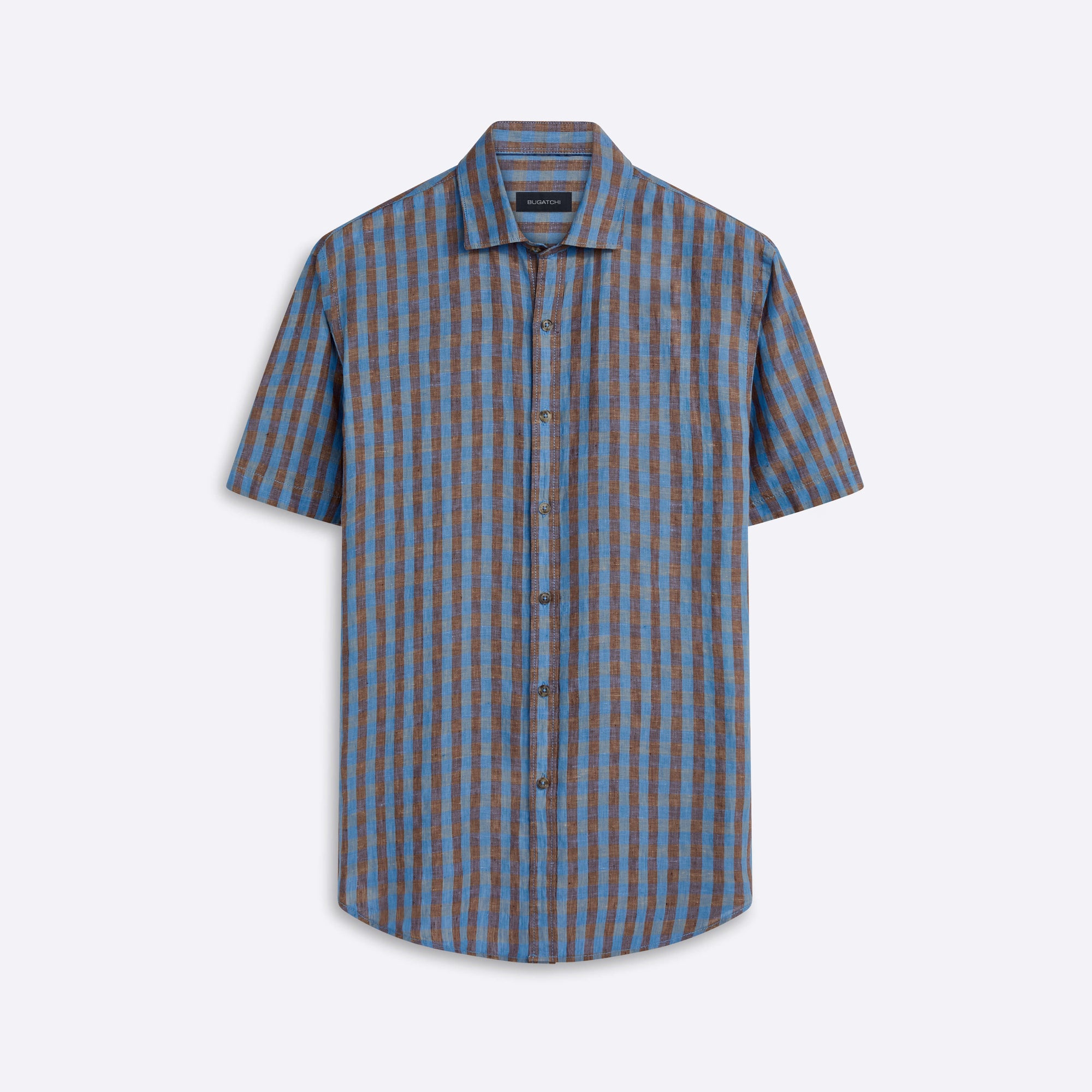 Orson Gingham Check Short Sleeve Shirt