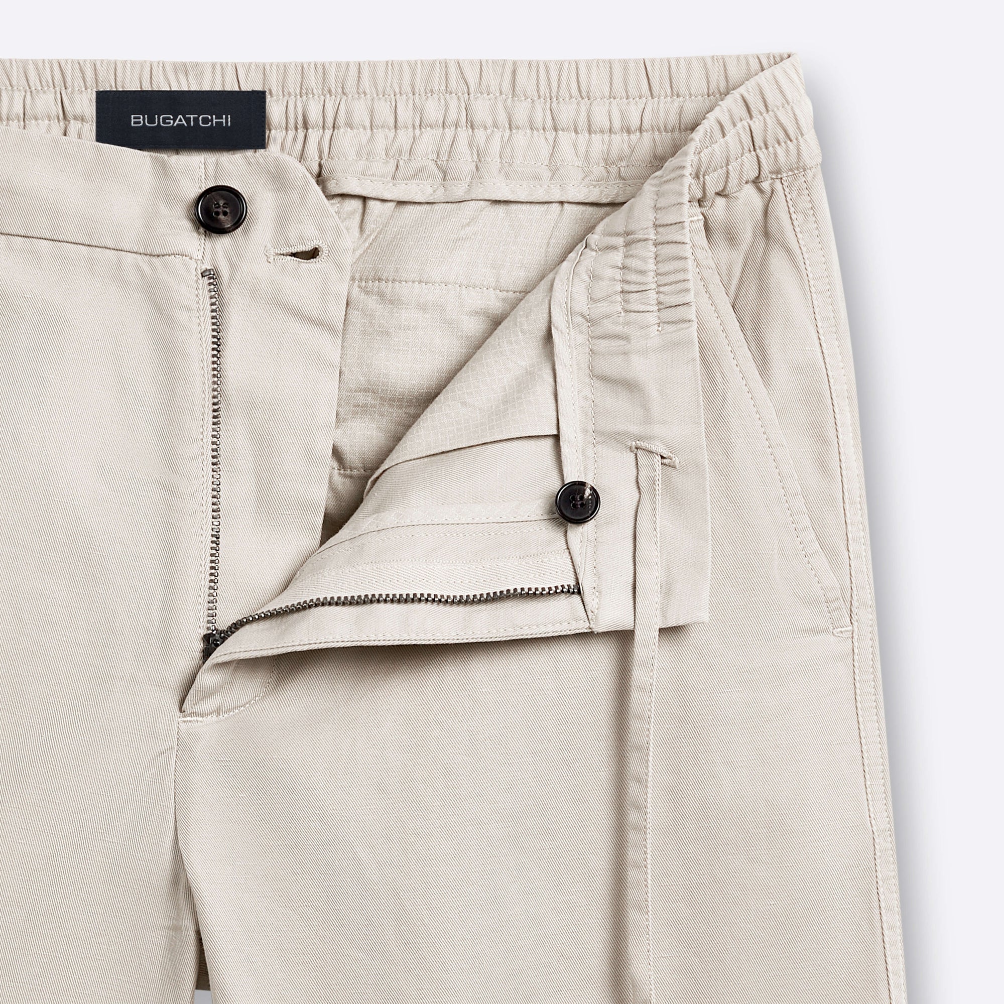 Flat Front Bermuda Shorts