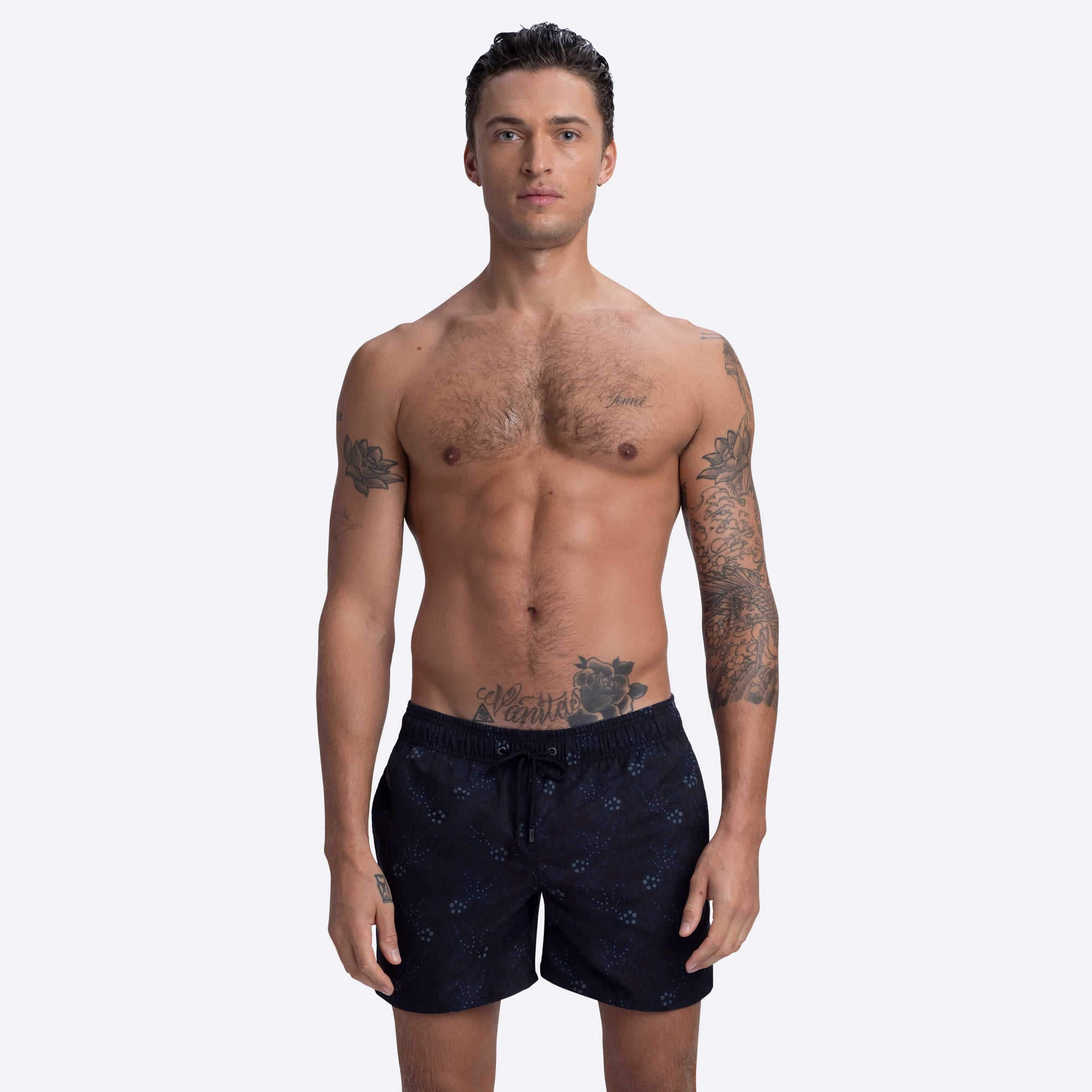 MAX Abstract Print Swim Trunks