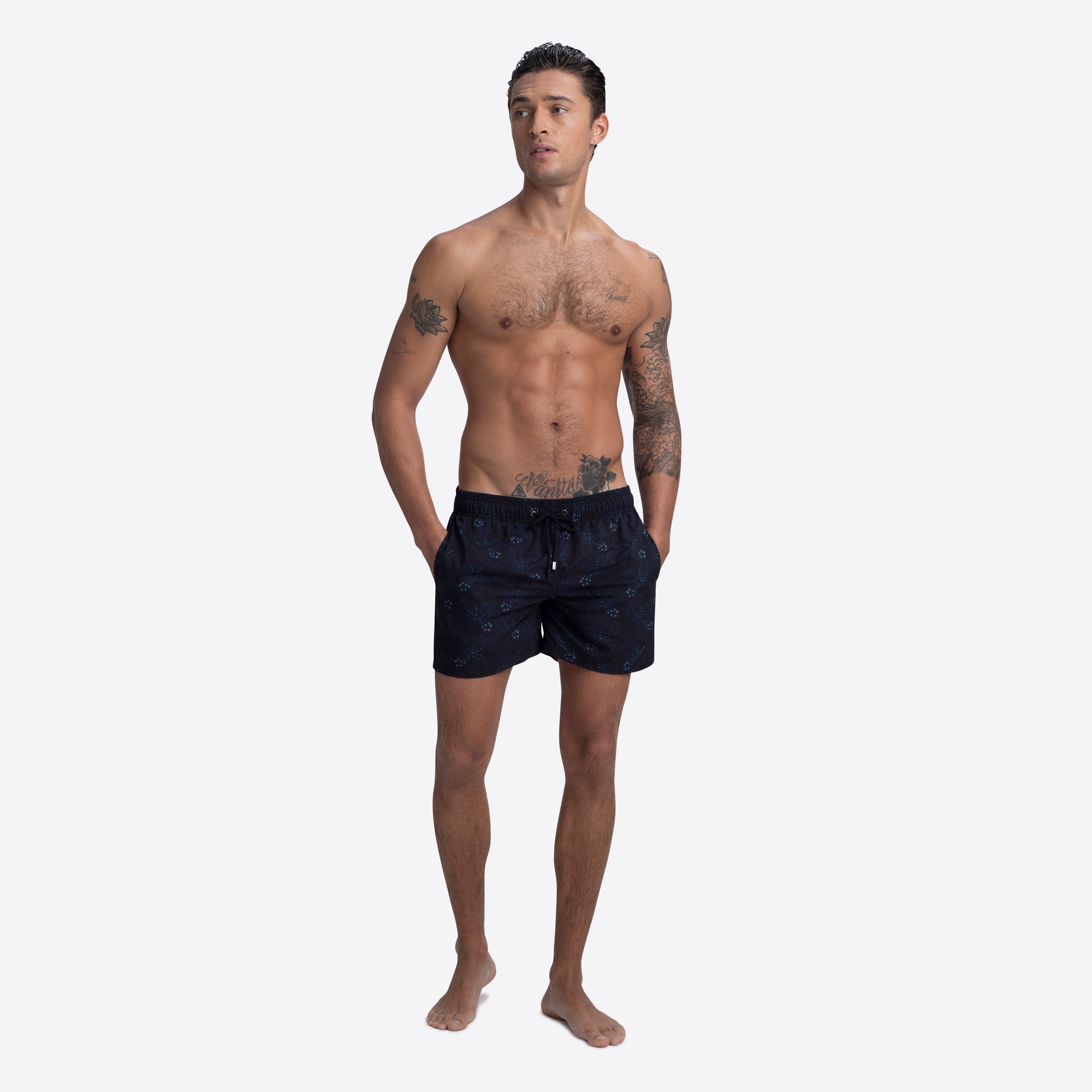 MAX Abstract Print Swim Trunks