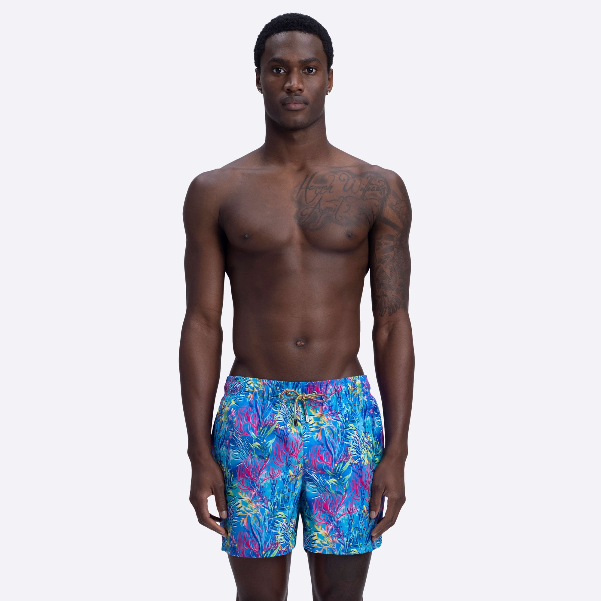 MAX Marine Life Print Swim Trunks
