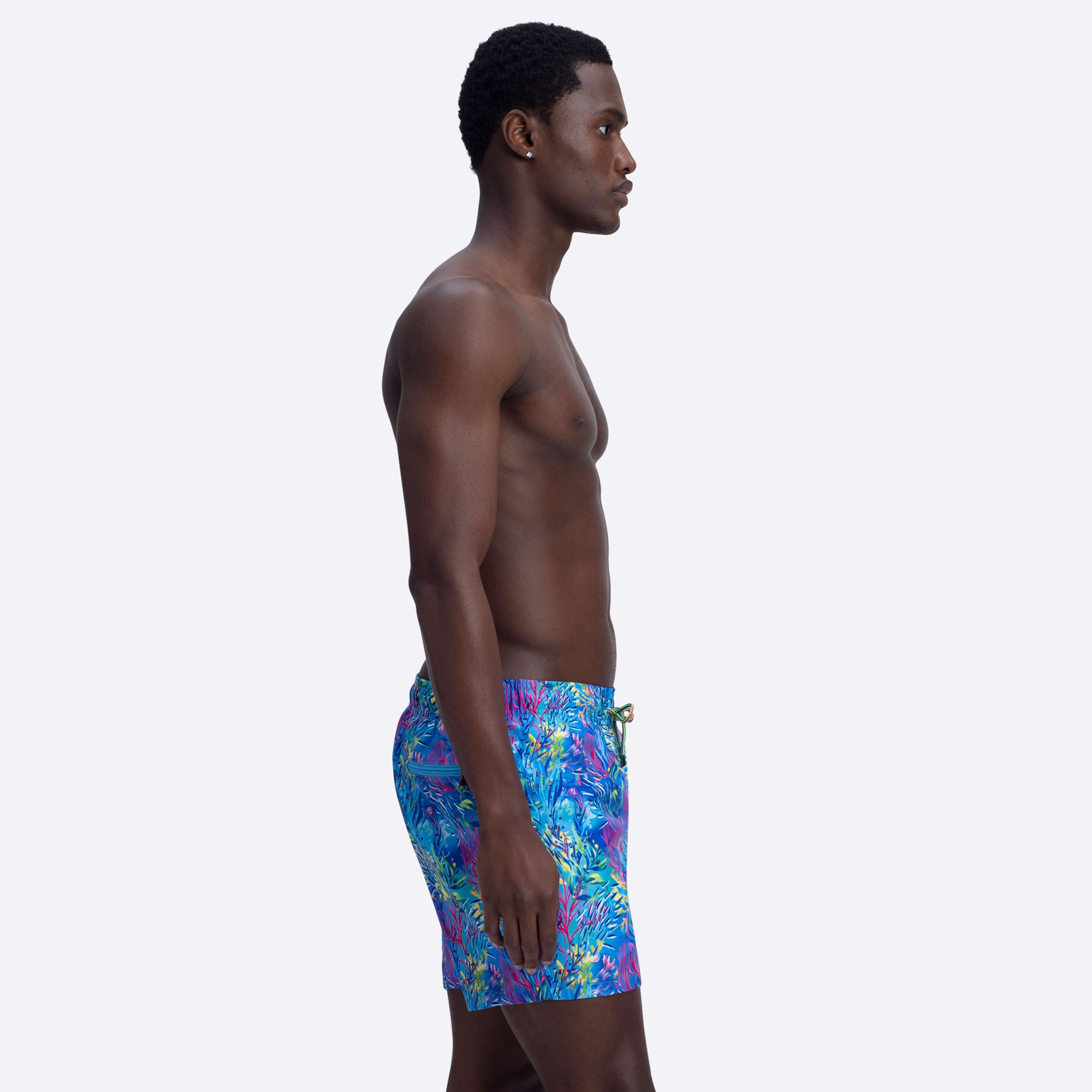 MAX Marine Life Print Swim Trunks