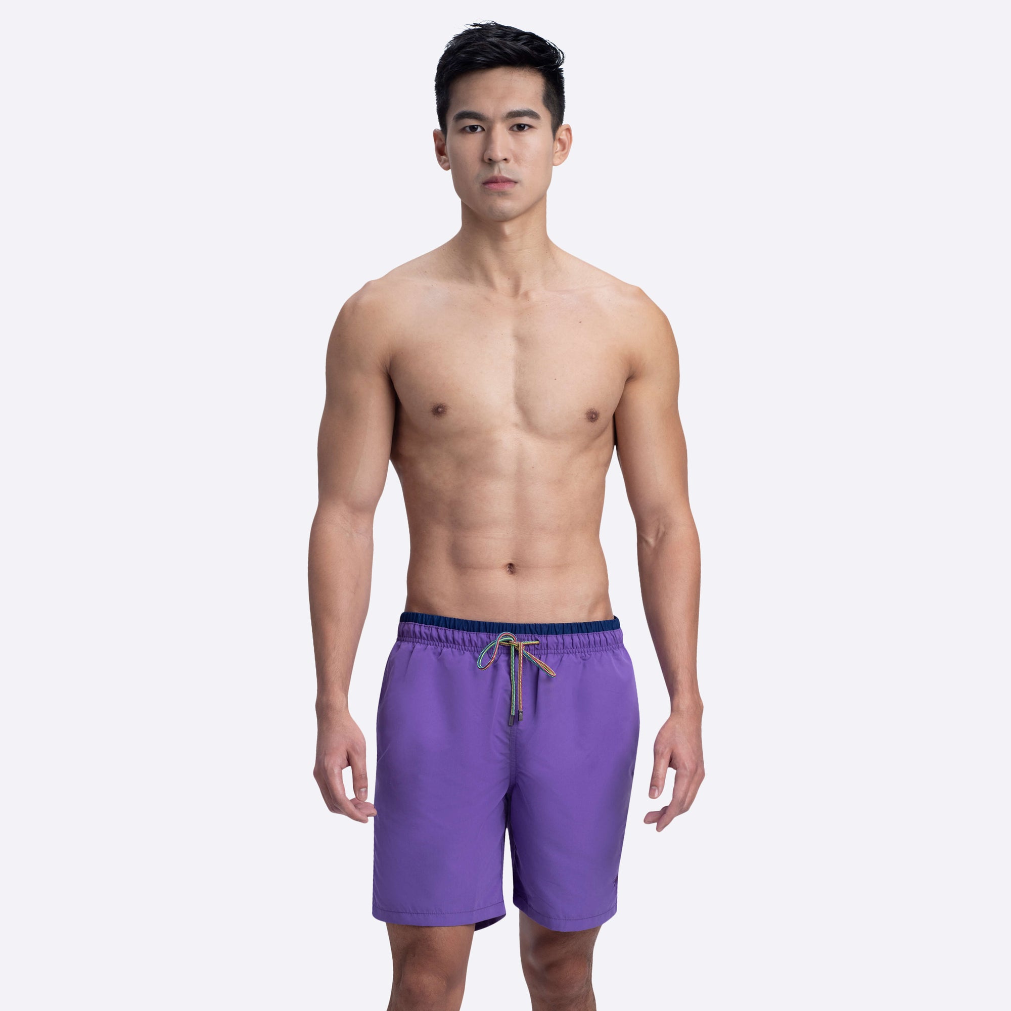 QUINN Solid Swim Trunks