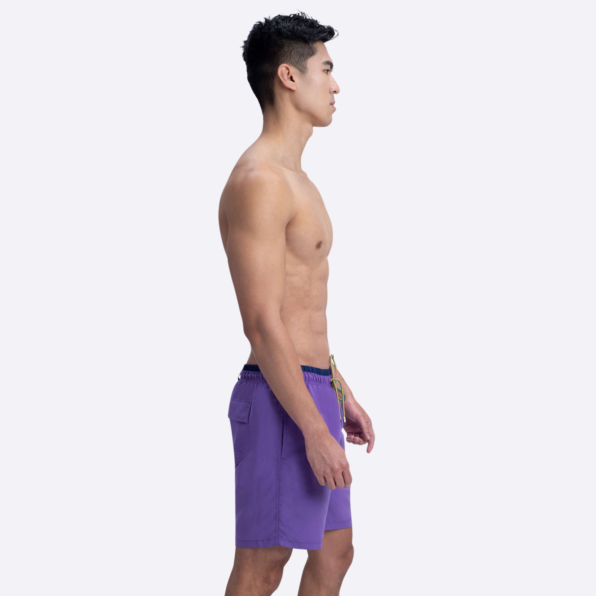 QUINN Solid Swim Trunks